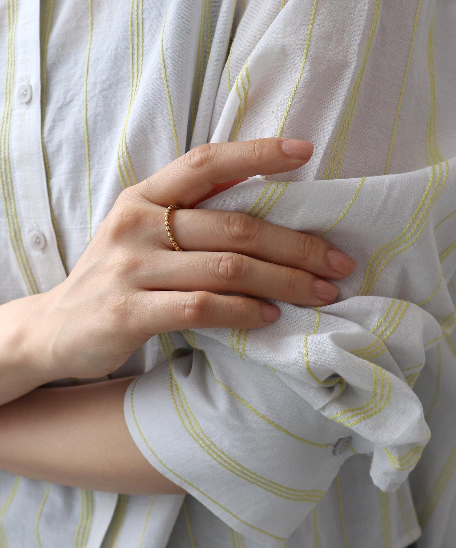 粒々ステンレスリング＃15