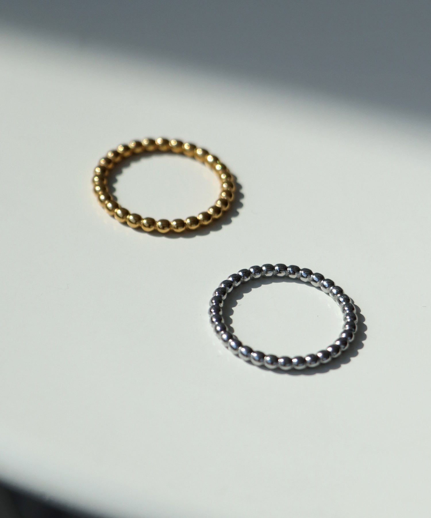 粒々ステンレスリング＃15