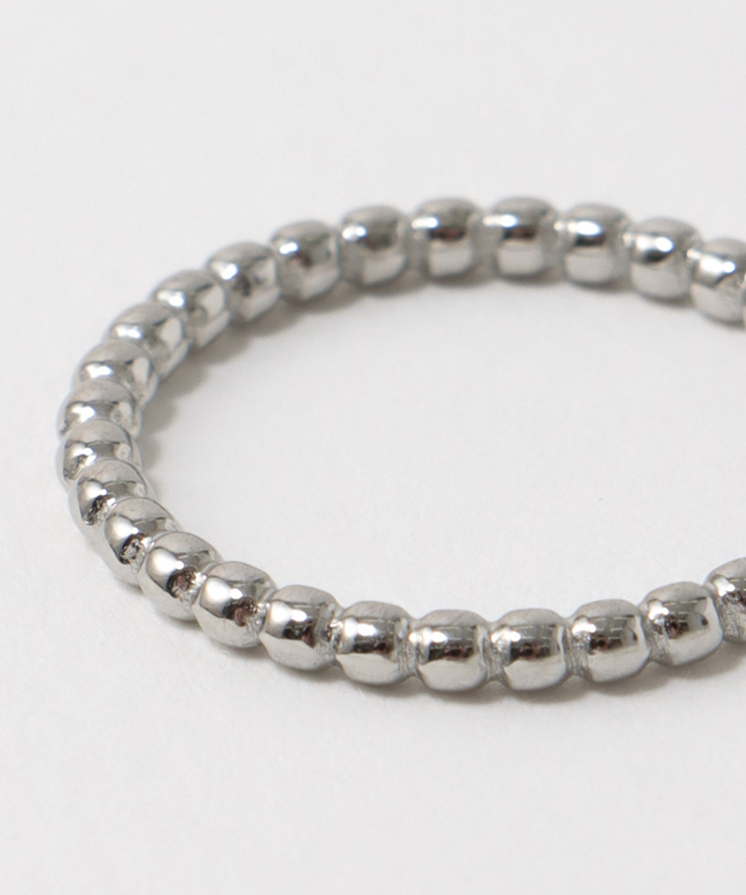 粒々ステンレスリング＃15