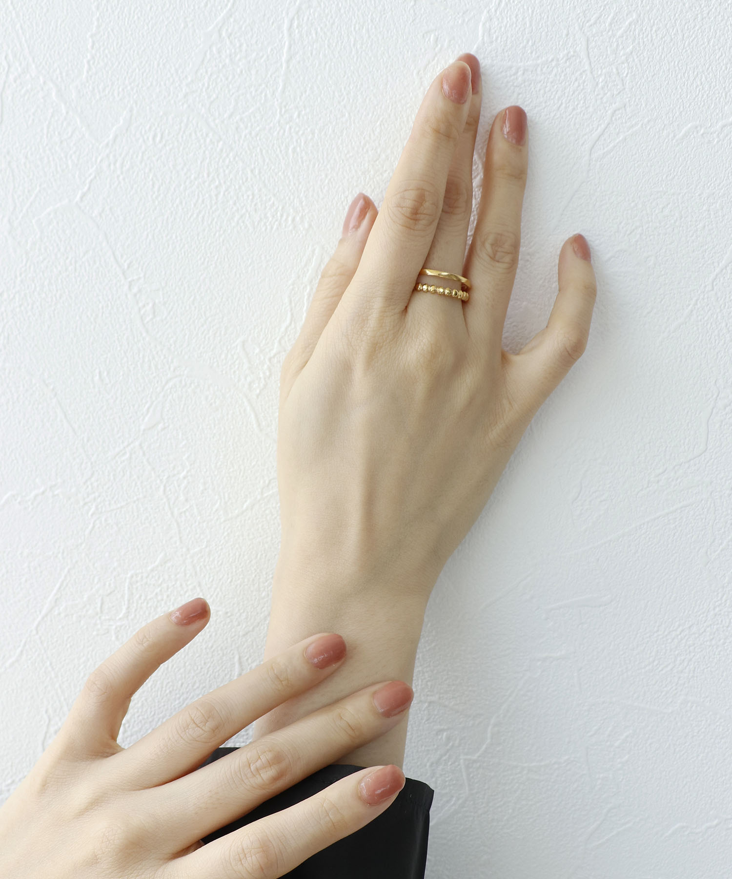 ステンレス２連風リング