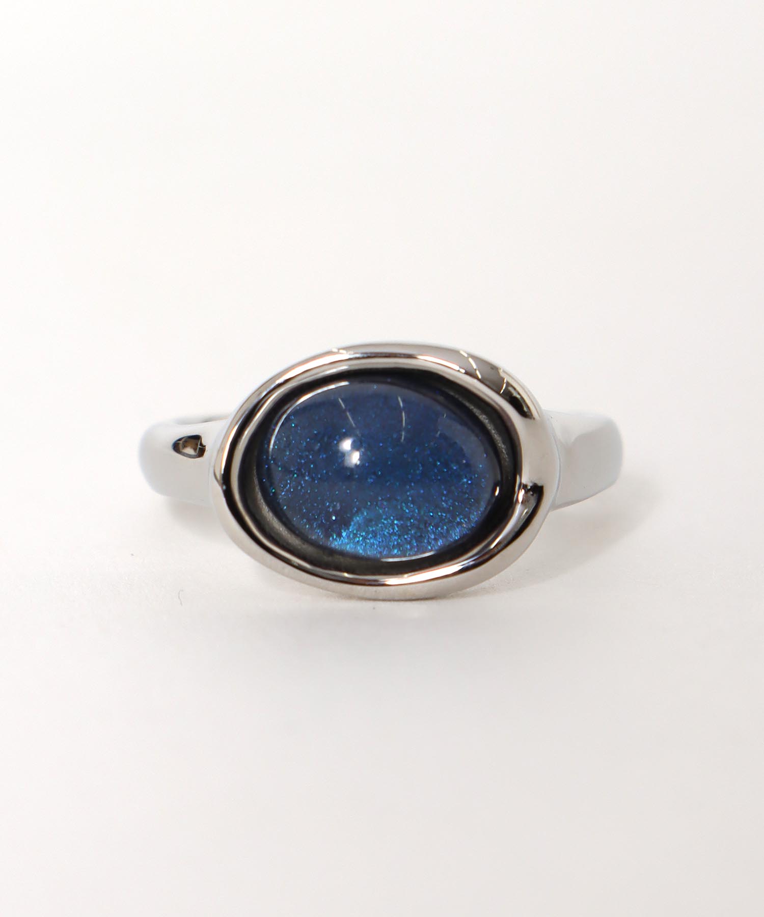 ステンレスカラーストーンリング#14