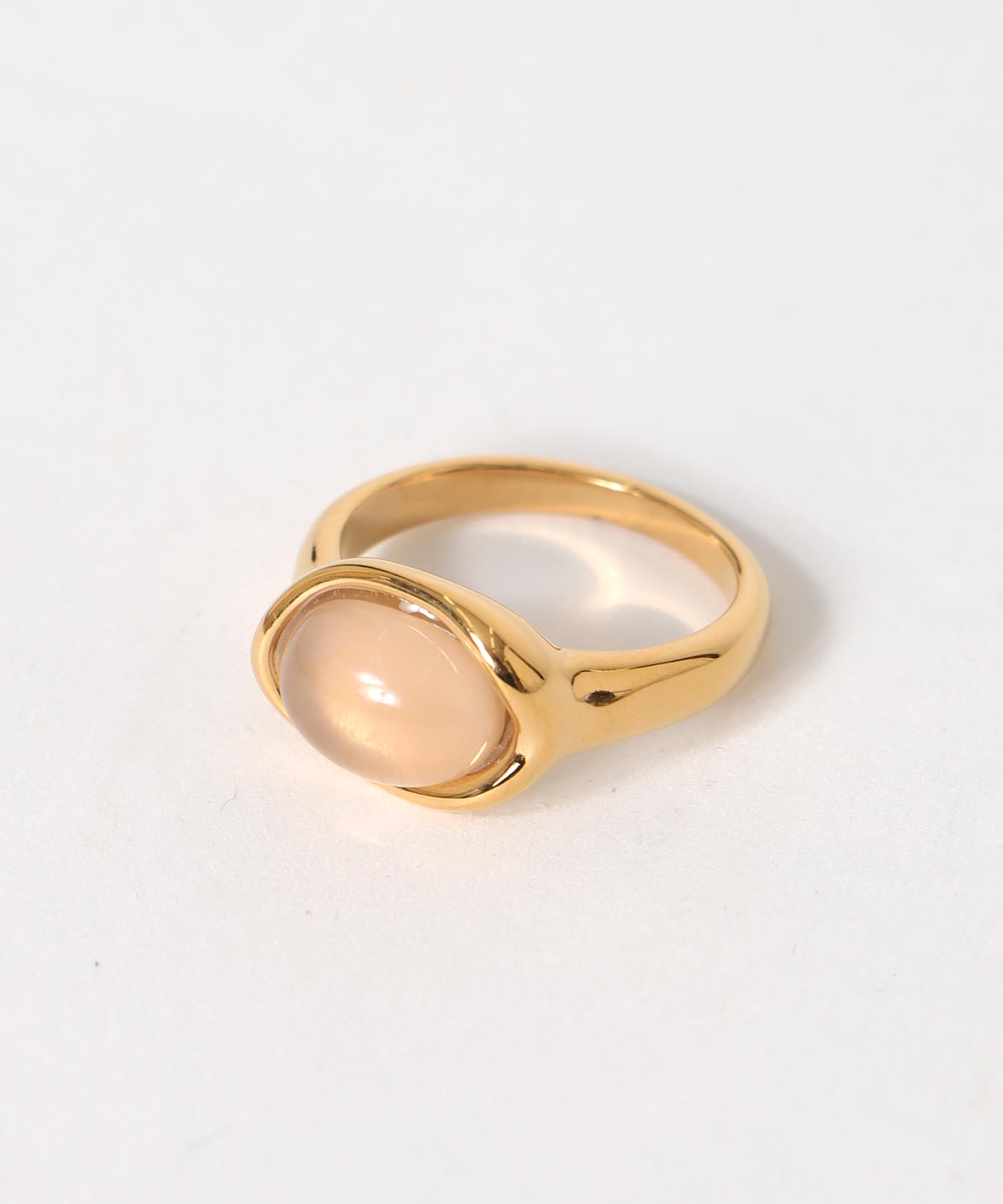 ステンレスカラーストーンリング#14