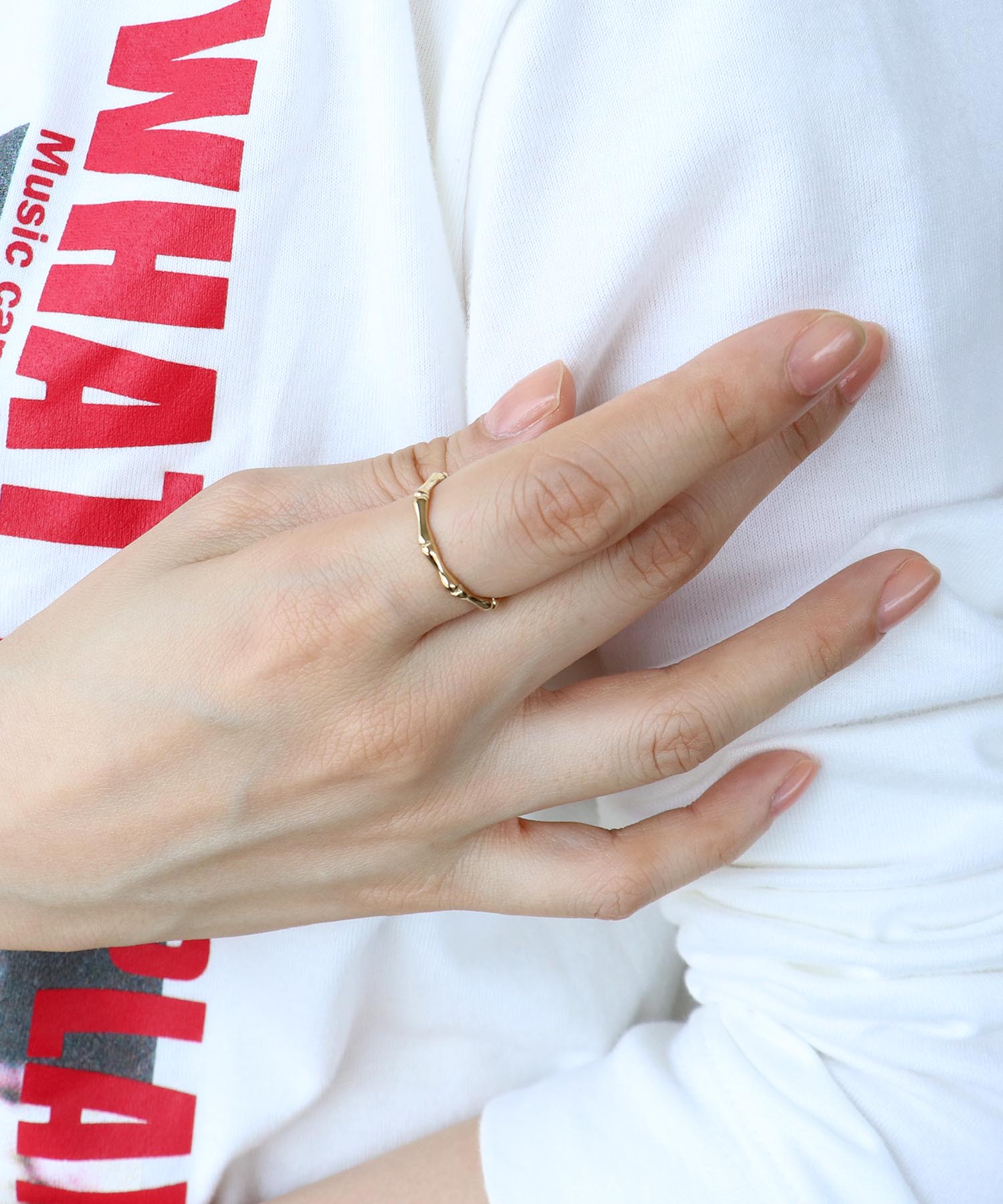 ボーンステンレスリング ＃14