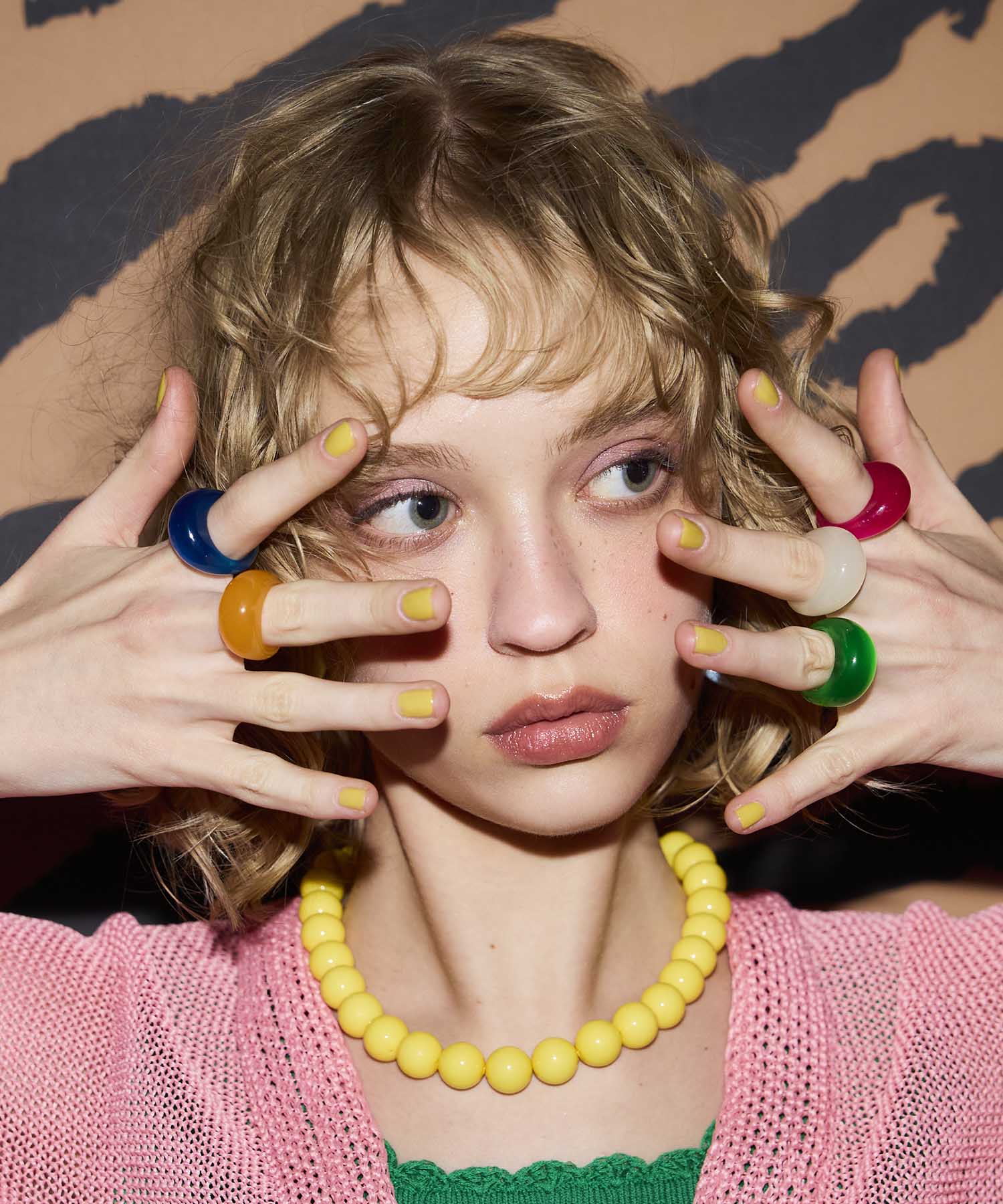 クリアカラーぷっくりリング＃１２