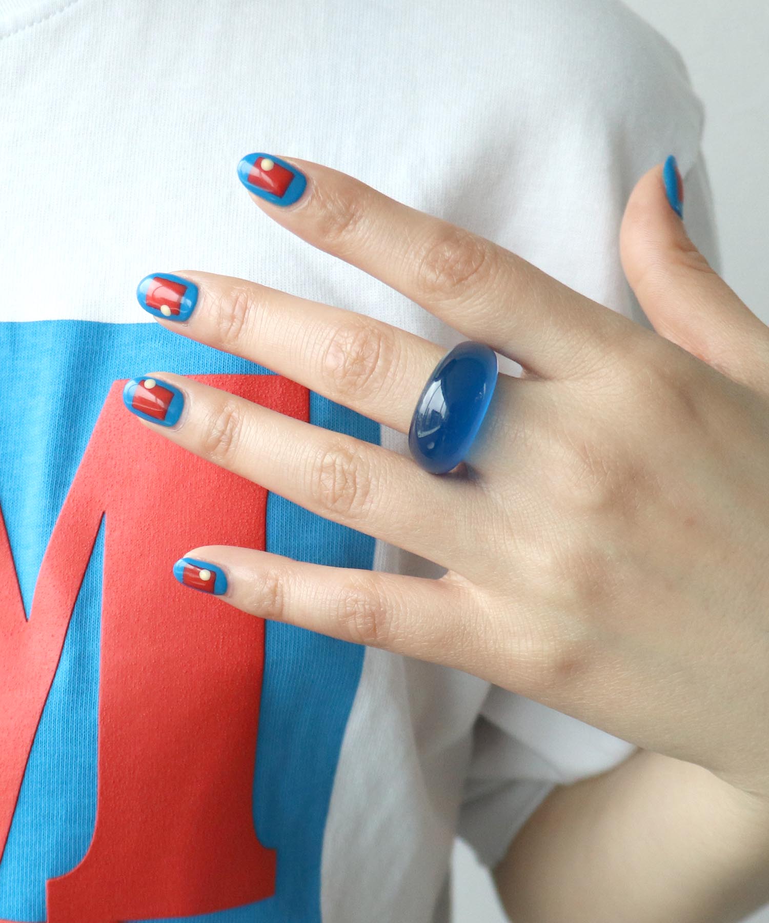 クリアカラーぷっくりリング＃１２