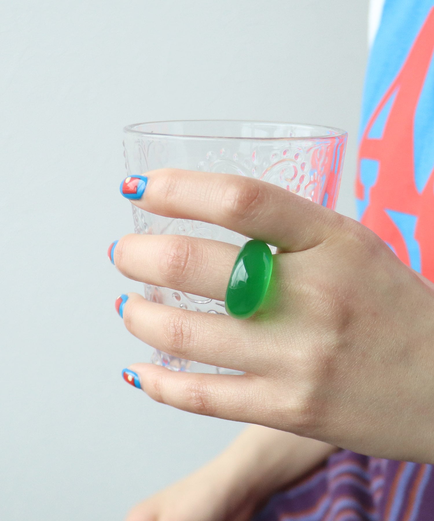 クリアカラーぷっくりリング＃１２