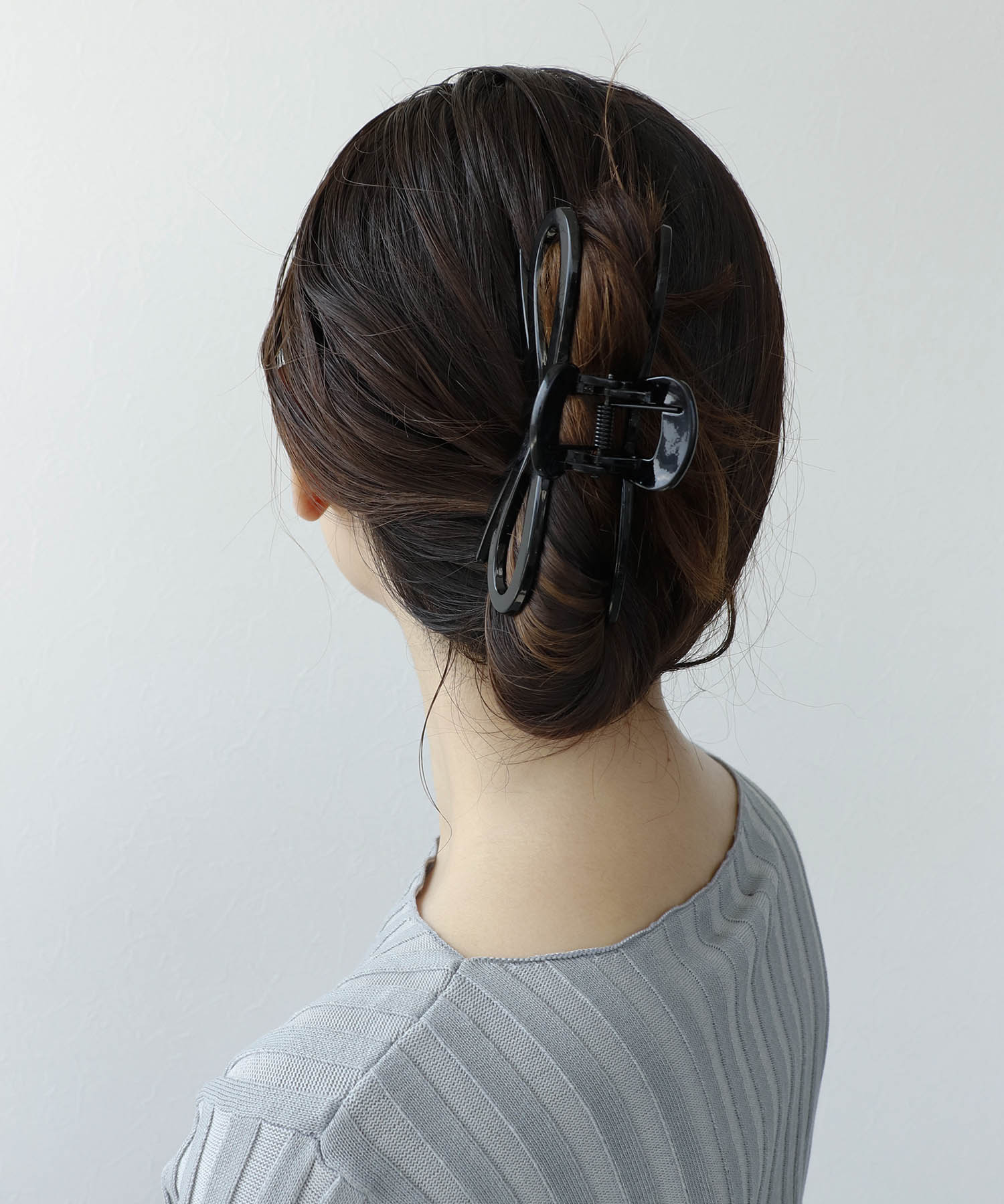 ブラックアクリルリボンバンス