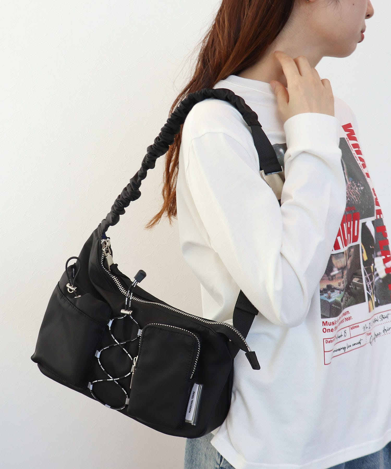 【MARECHAL TERRE 】ナイロンボディーバッグ