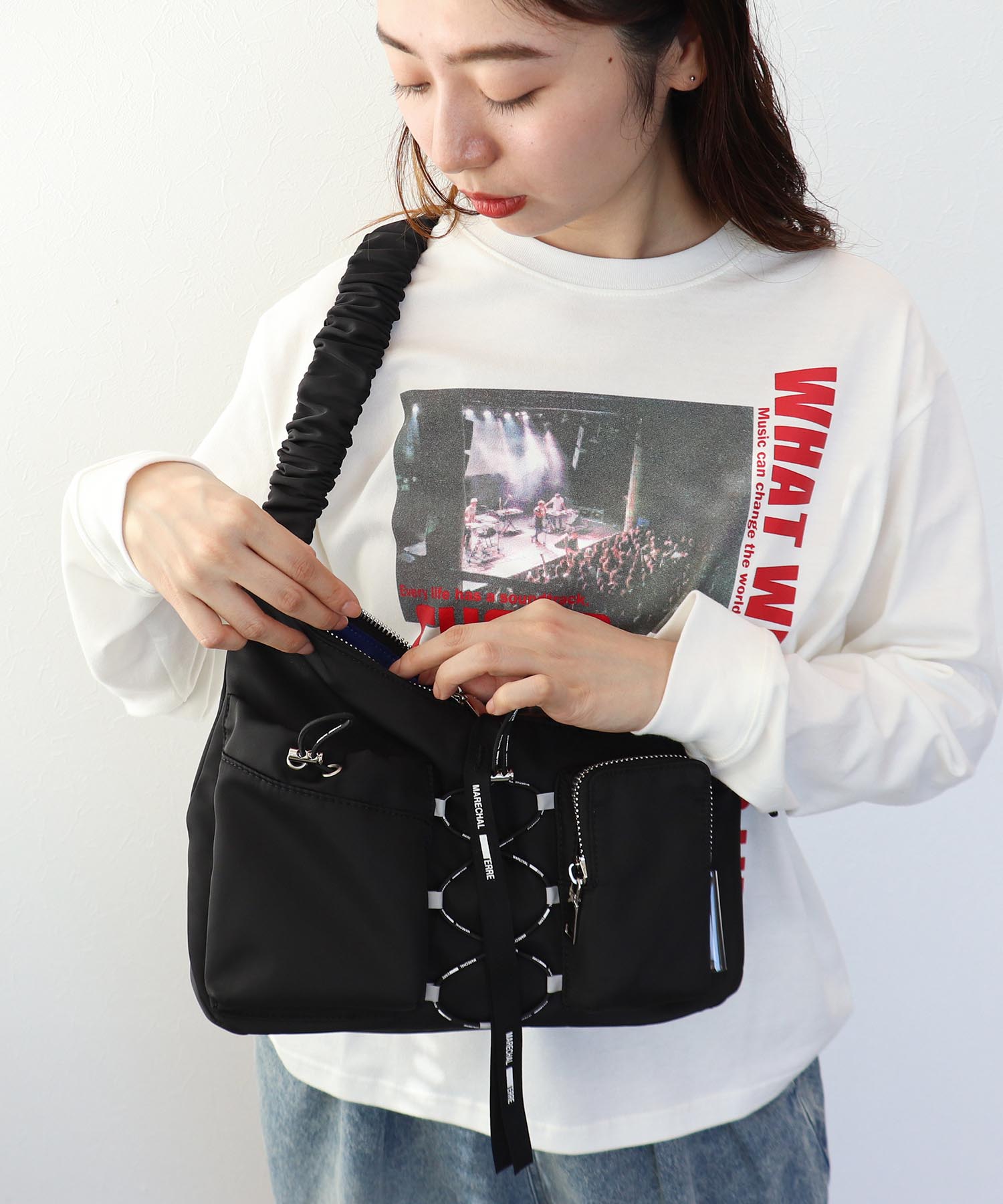 【MARECHAL TERRE 】ナイロンボディーバッグ