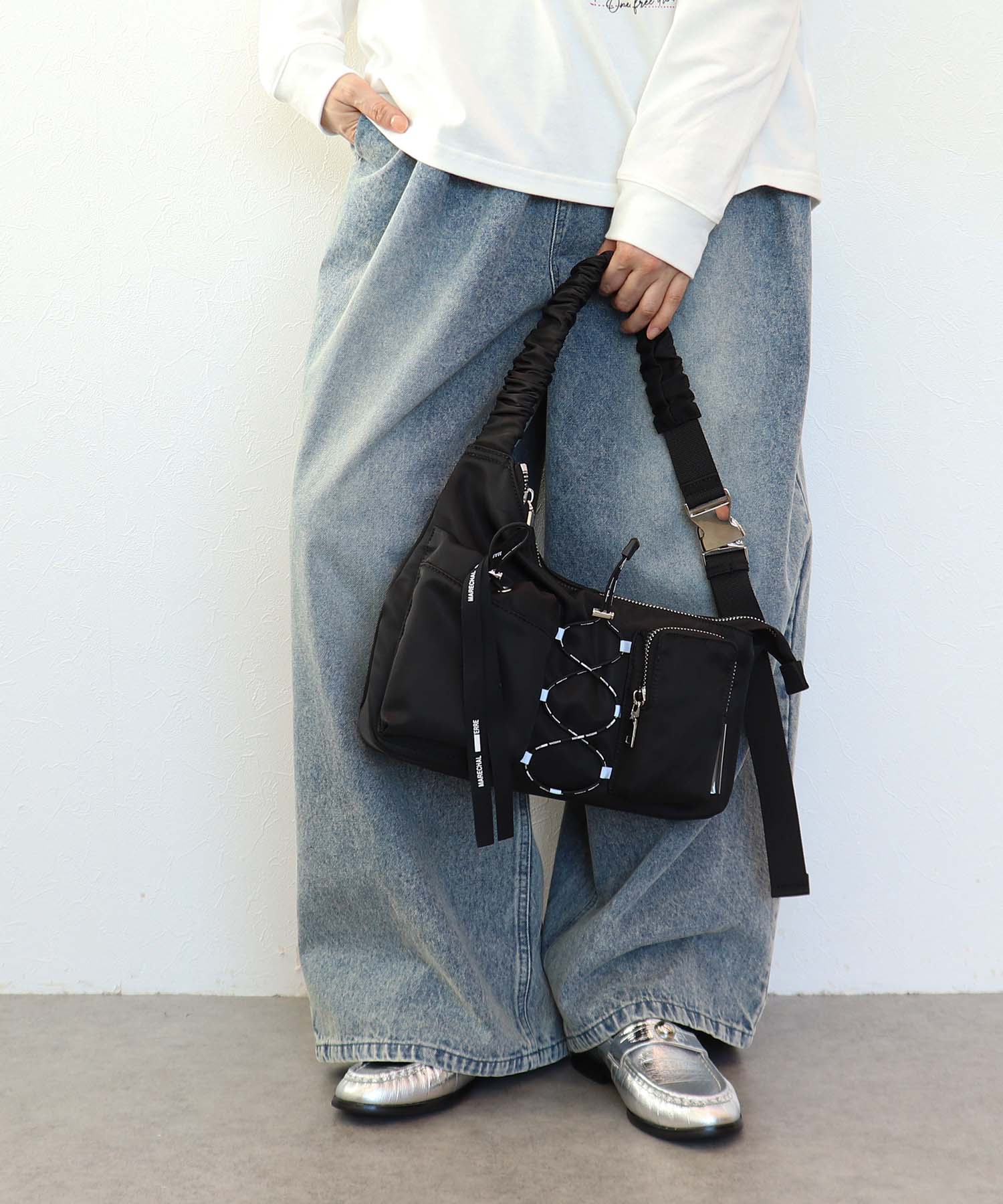 【MARECHAL TERRE 】ナイロンボディーバッグ