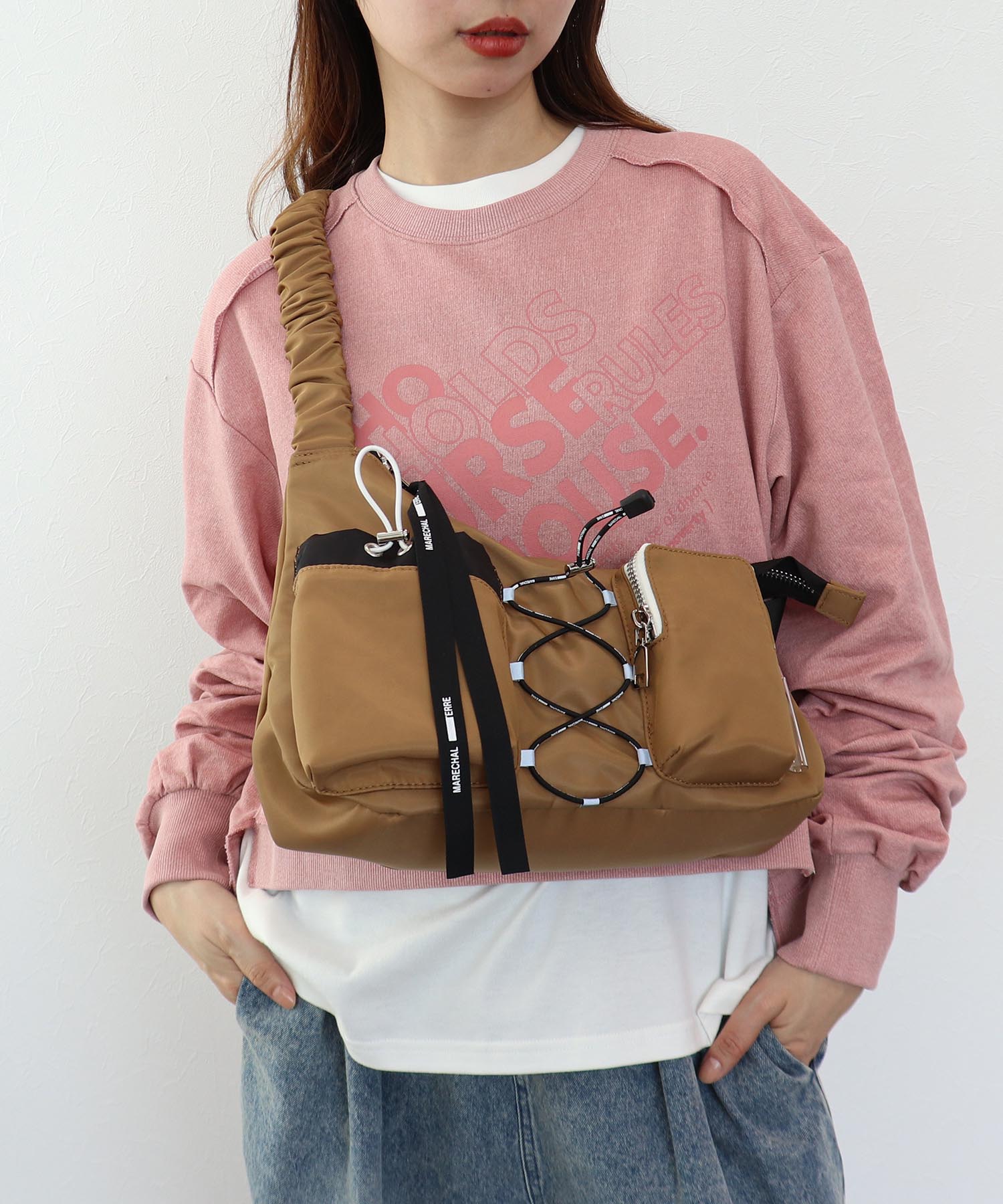 【MARECHAL TERRE 】ナイロンボディーバッグ