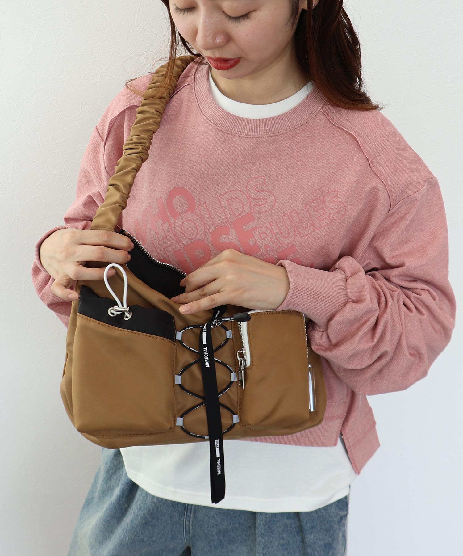 【MARECHAL TERRE 】ナイロンボディーバッグ