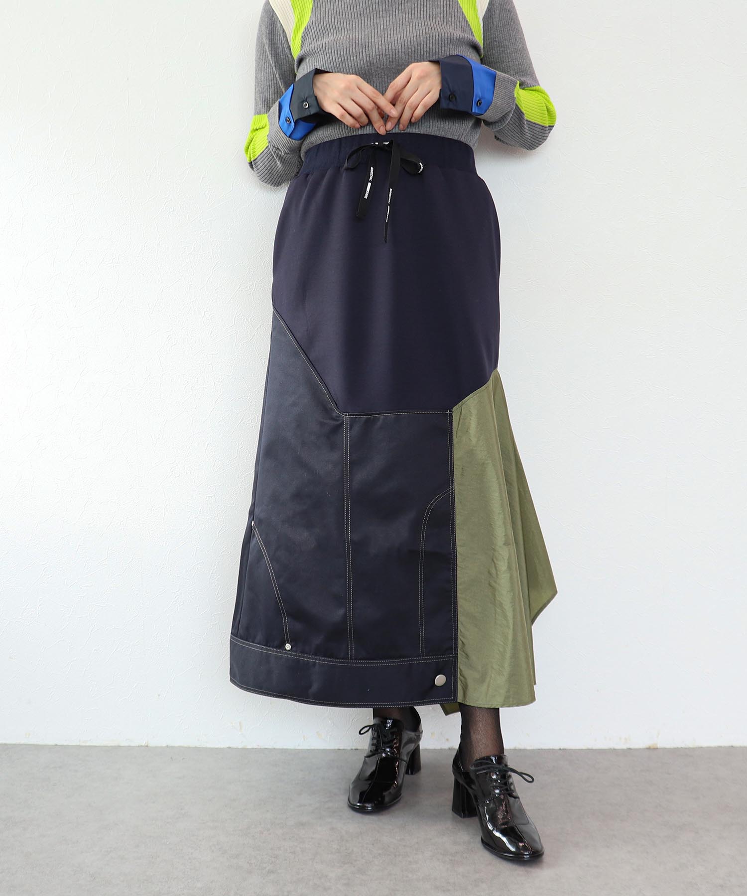 【MARECHAL TERRE 】ドッキングデザインスカート
