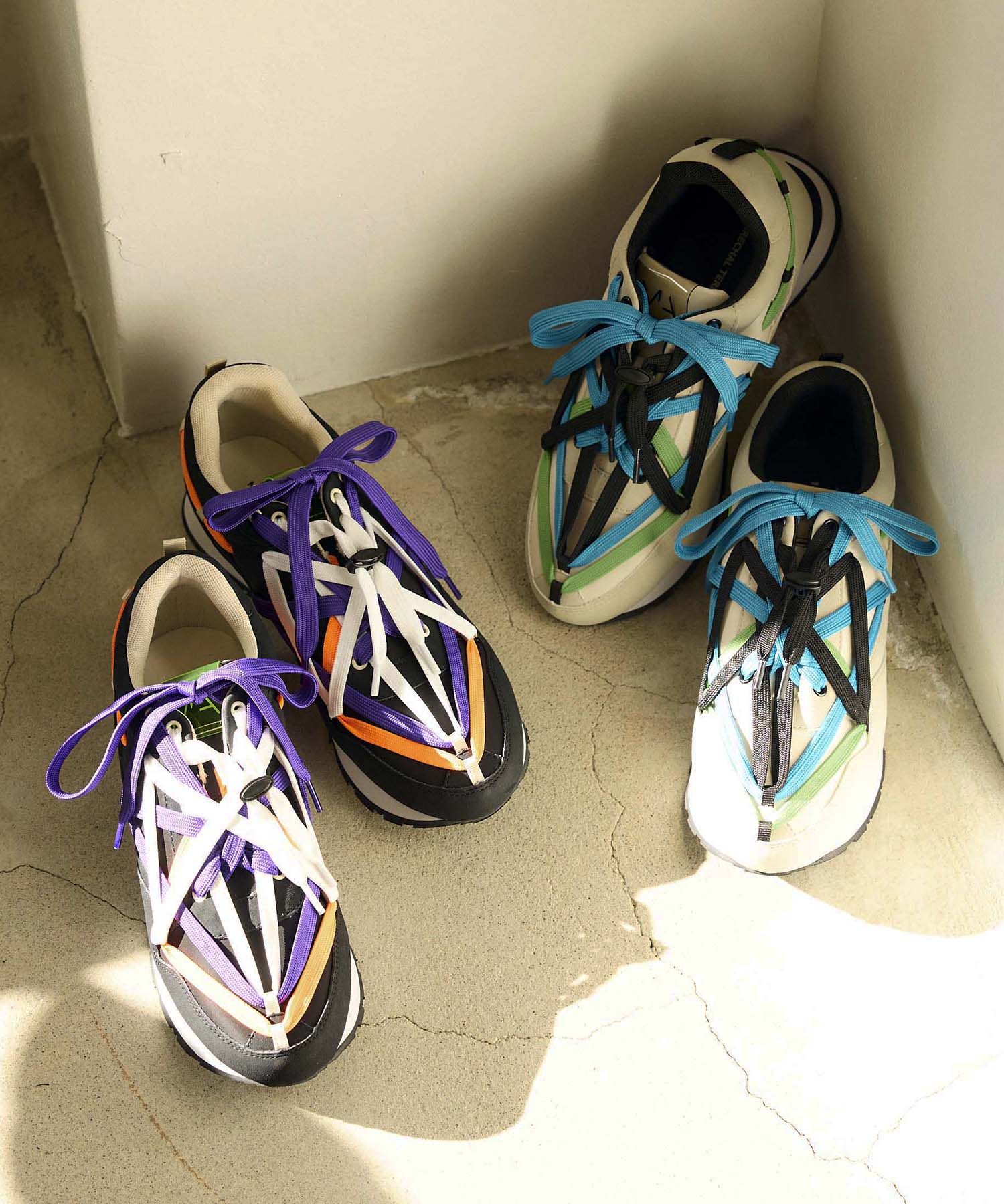 【MARECHAL TERRE】カラースニーカー