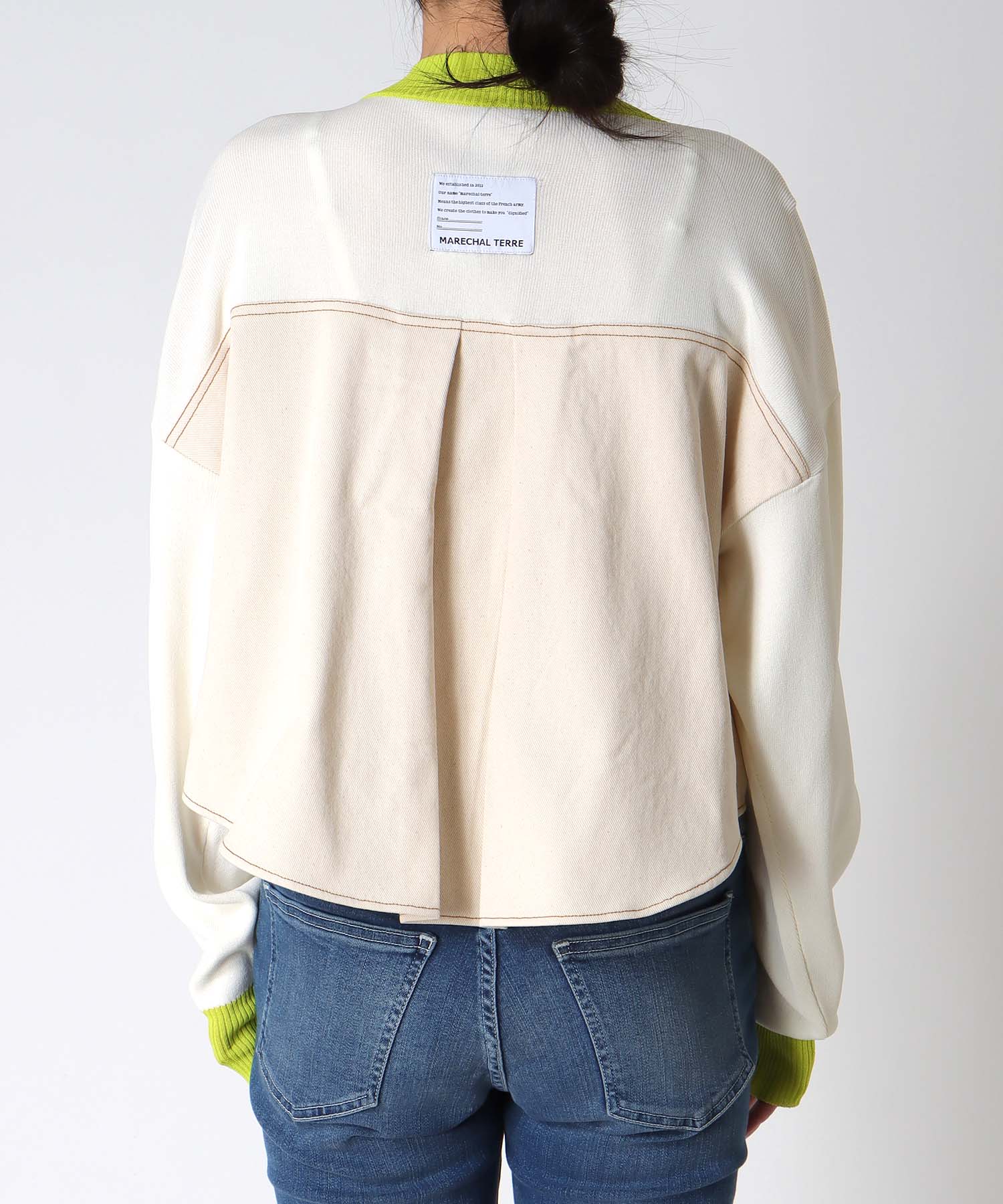 【MARECHAL TERRE】ニットコンビネーションカーディガン