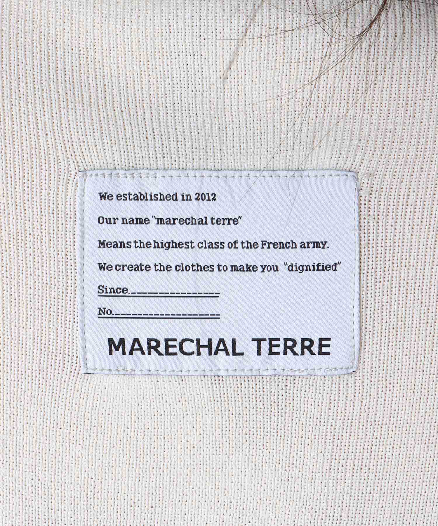 【MARECHAL TERRE】ニットコンビネーションカーディガン