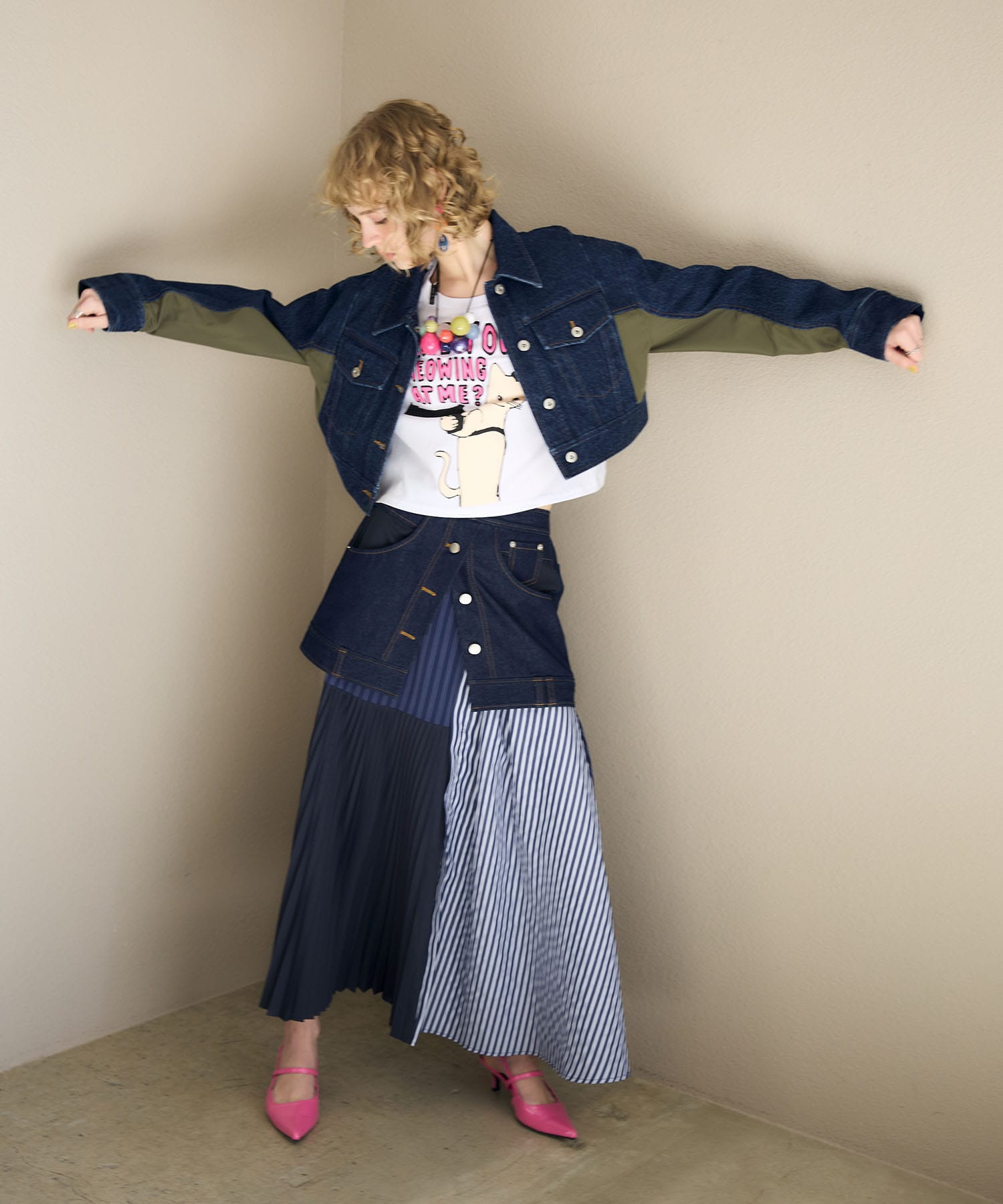 【MARECHAL TERRE】2WAYデニムジャケット