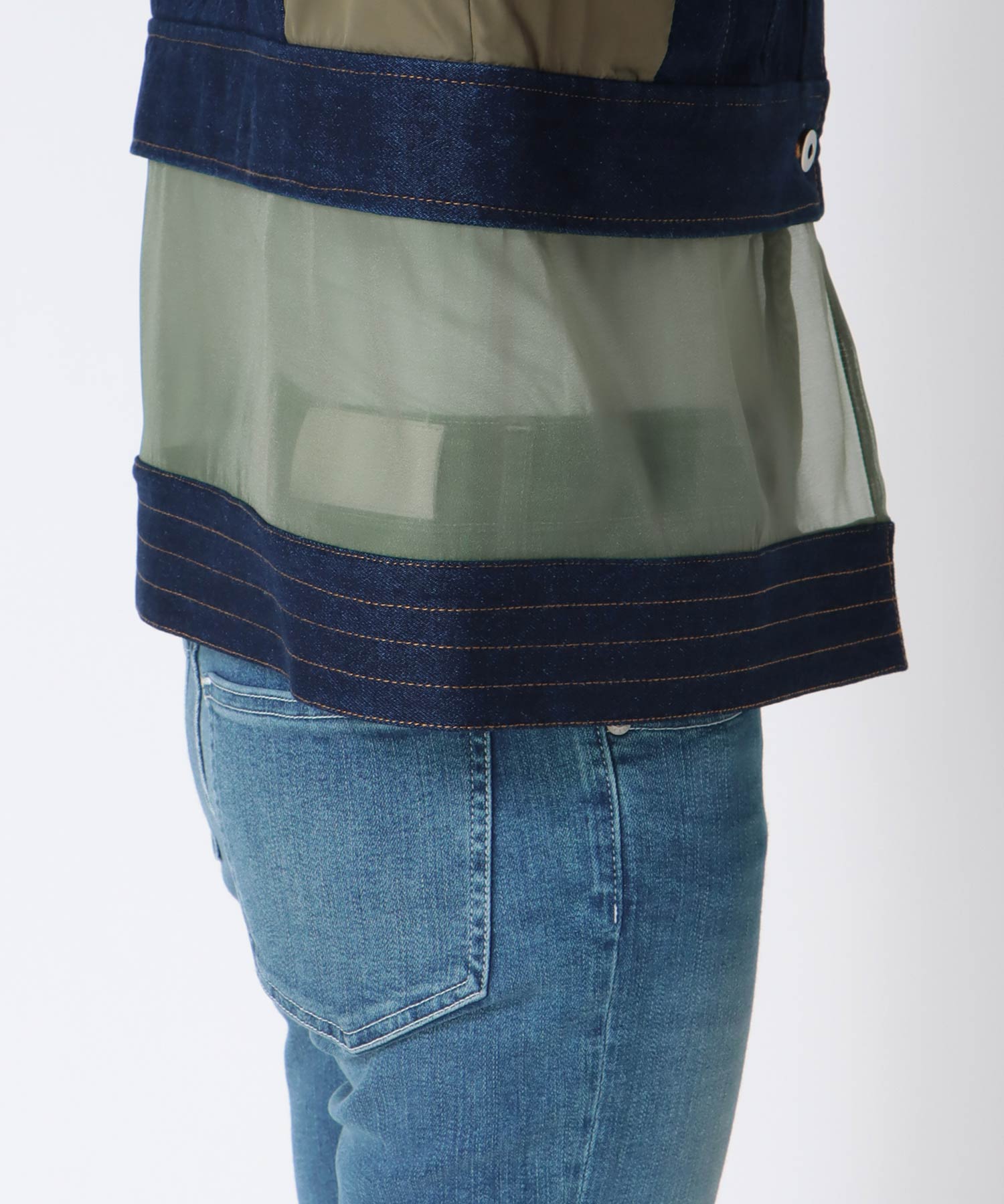 【MARECHAL TERRE】2WAYデニムジャケット