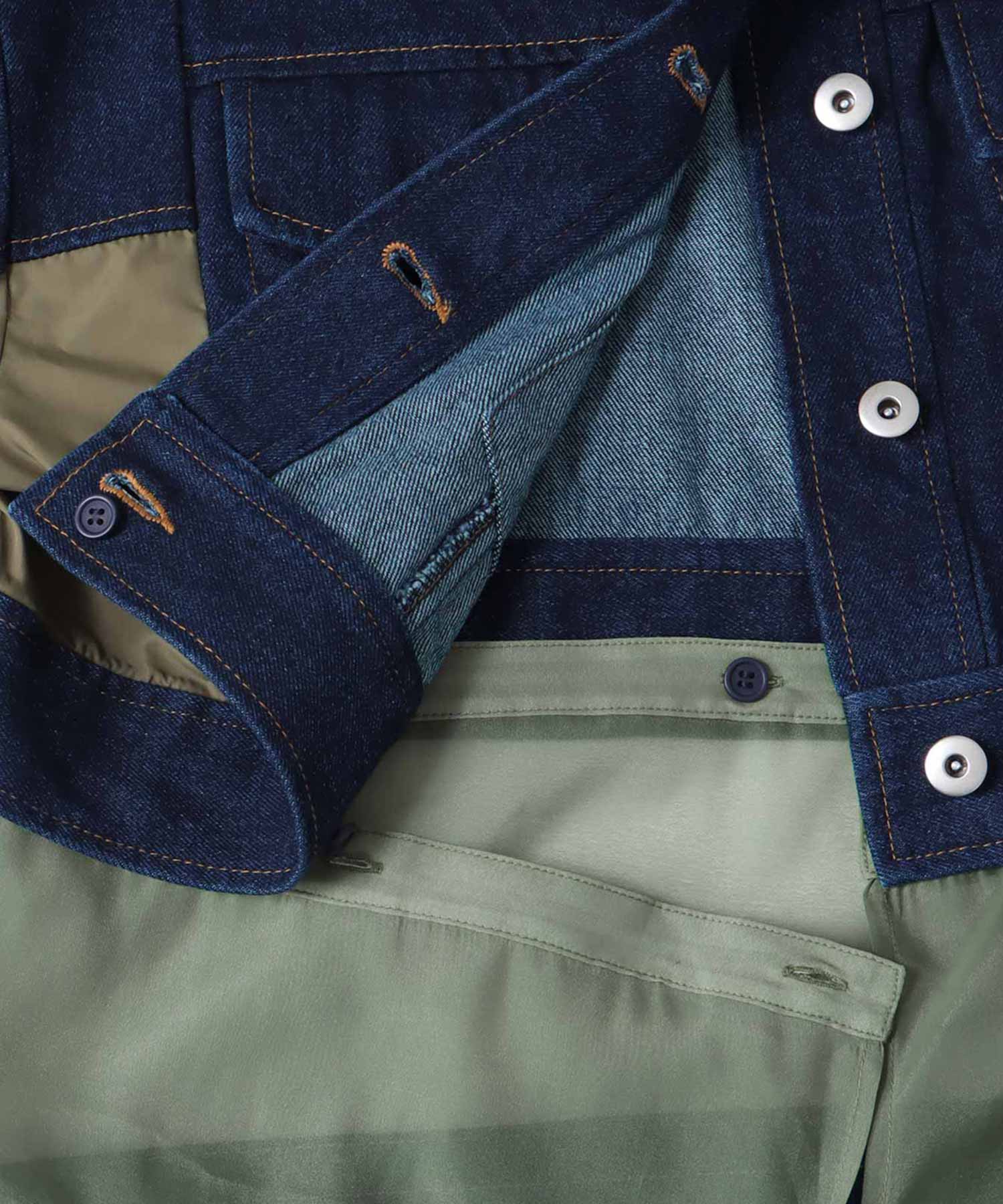 【MARECHAL TERRE】2WAYデニムジャケット