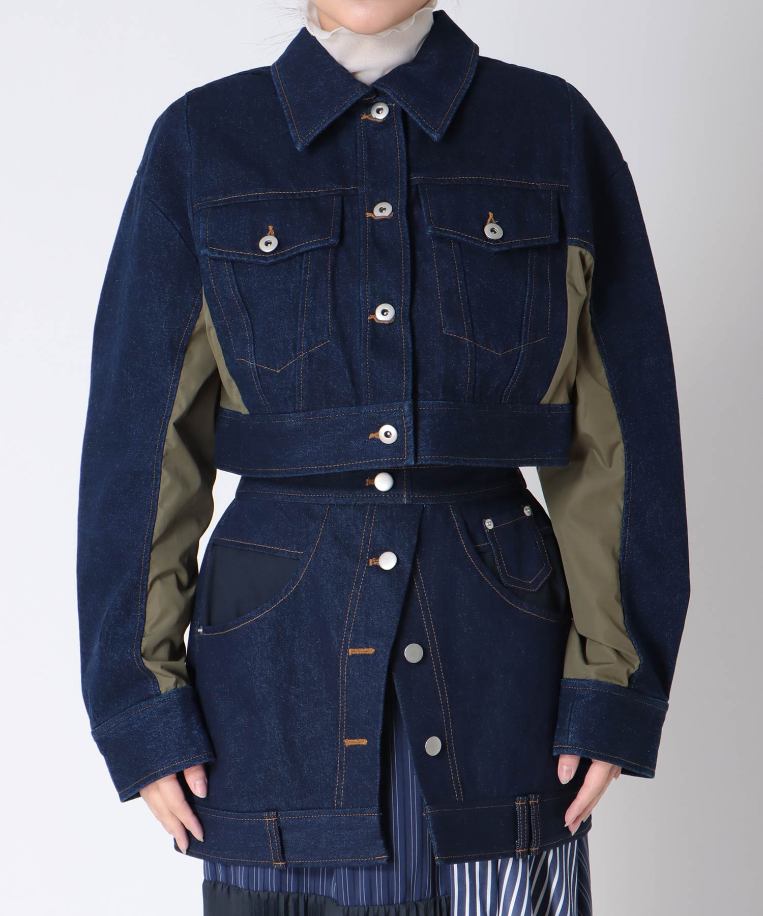 【MARECHAL TERRE】2WAYデニムジャケット