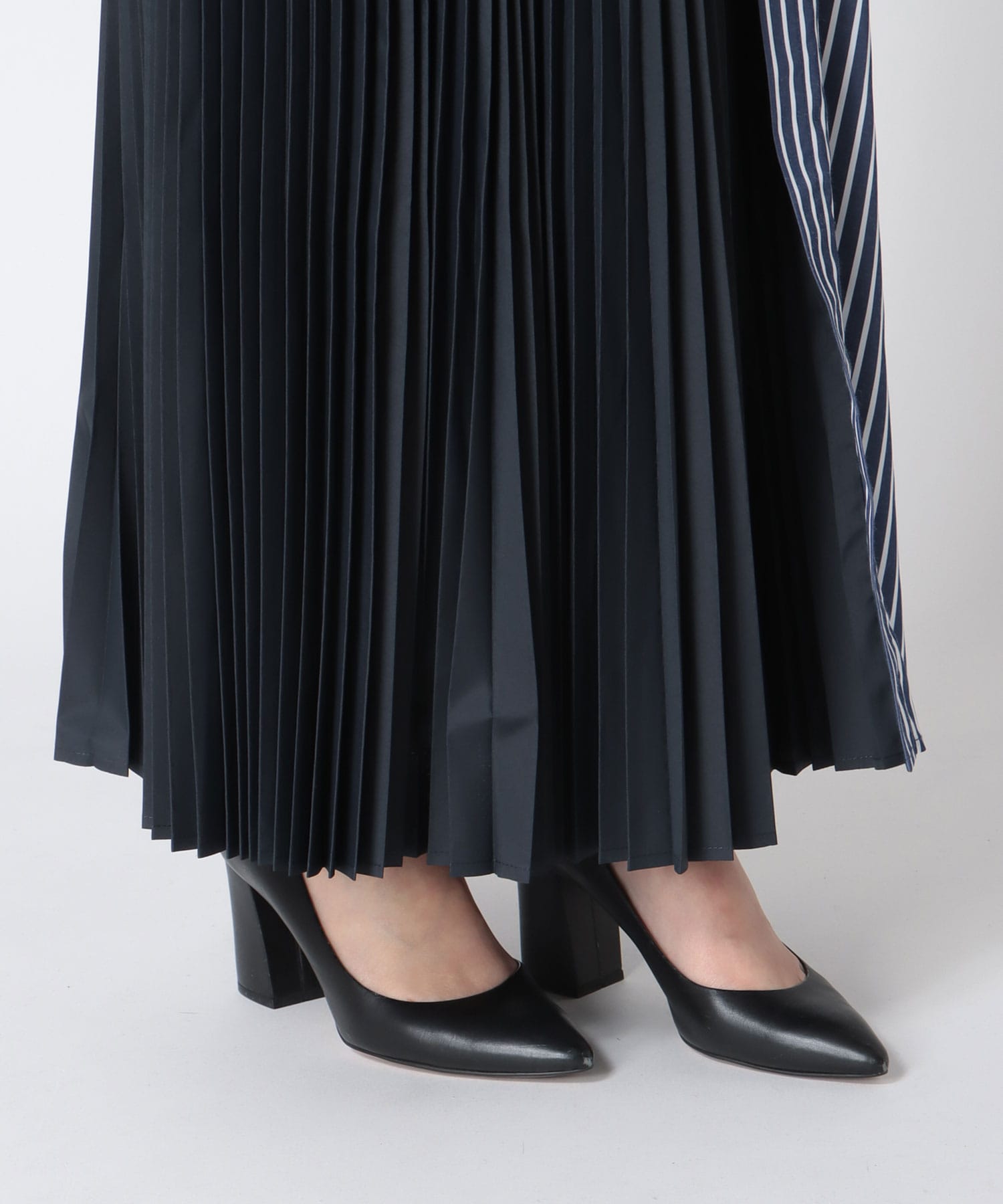 【MARECHAL TERRE】デニム＆プリーツスカート