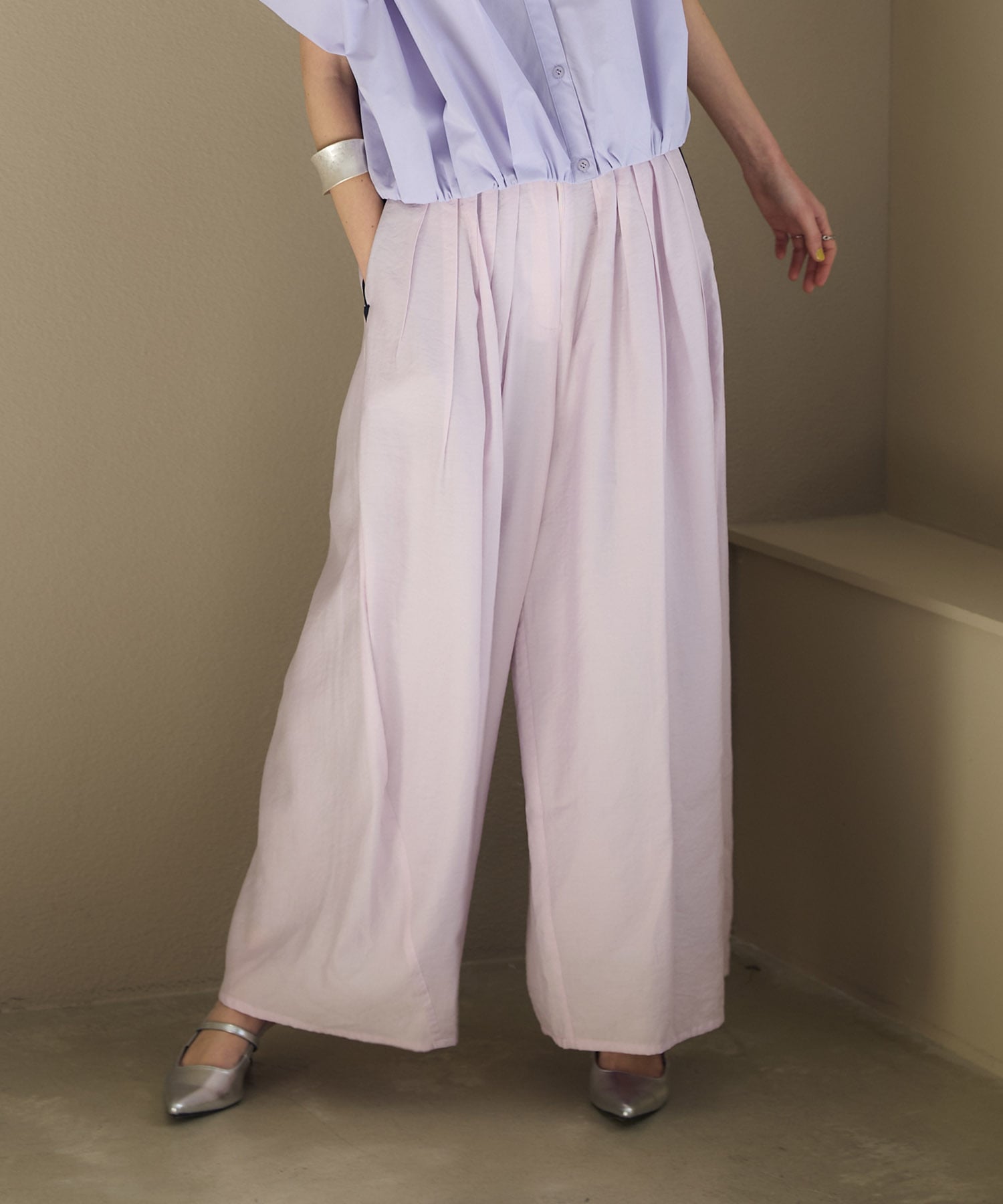 【MARECHAL TERRE】タックコクーンパンツ