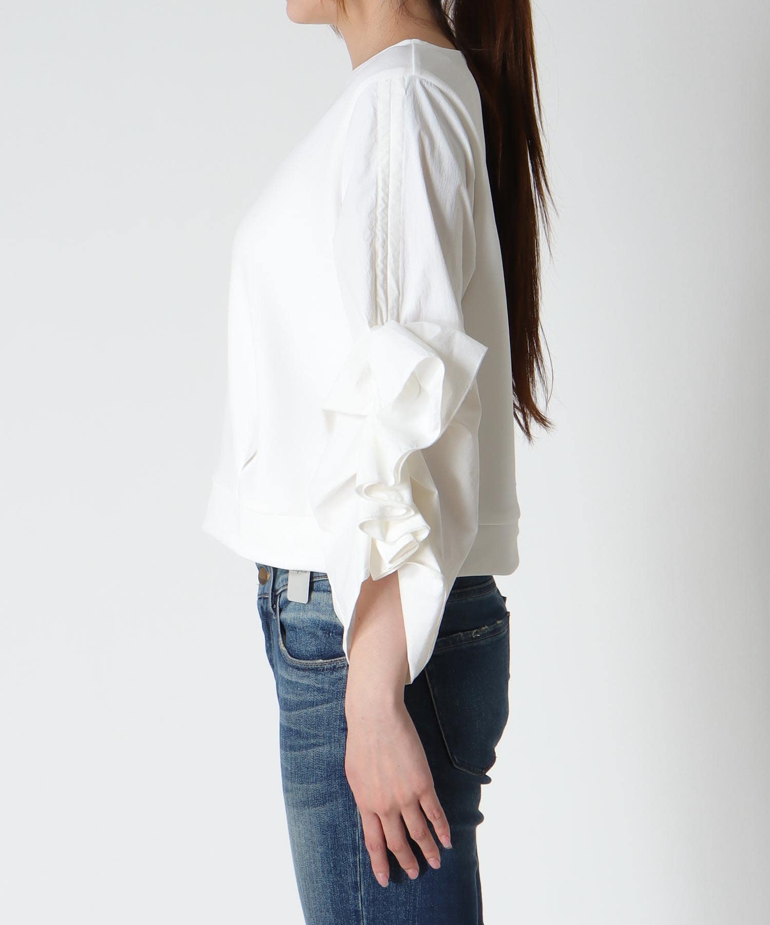 【MARECHAL TERRE】ラッフルスリーブトップス