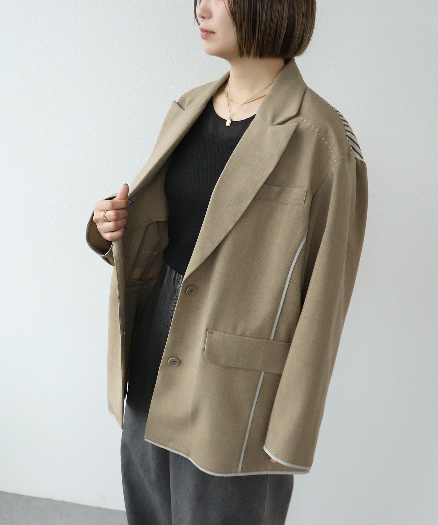 【MARECHAL TERRE】スイッチングジャケット