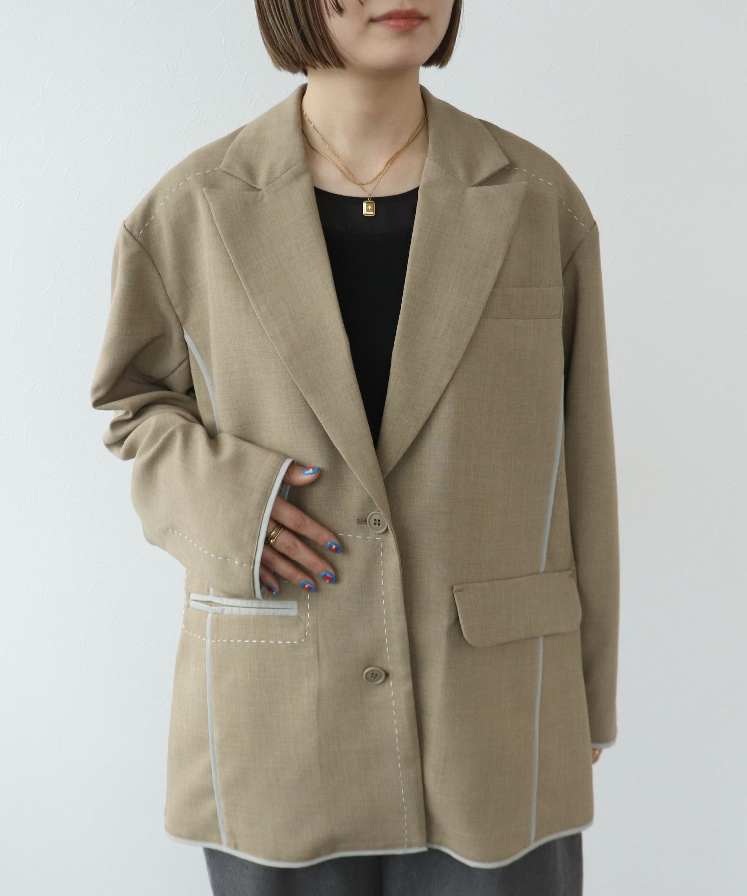 【MARECHAL TERRE】スイッチングジャケット