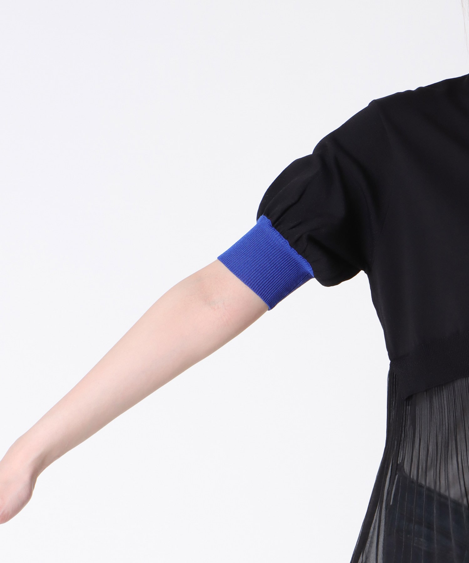 【MARECHAL TERRE】プリーツニットカーディガン