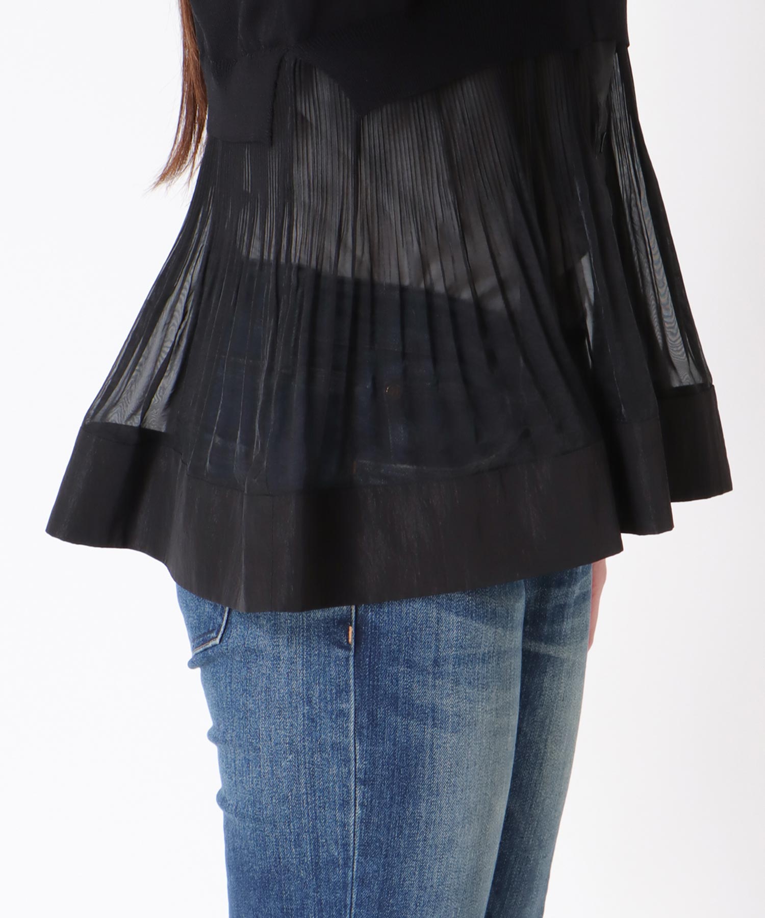 【MARECHAL TERRE】プリーツニットカーディガン