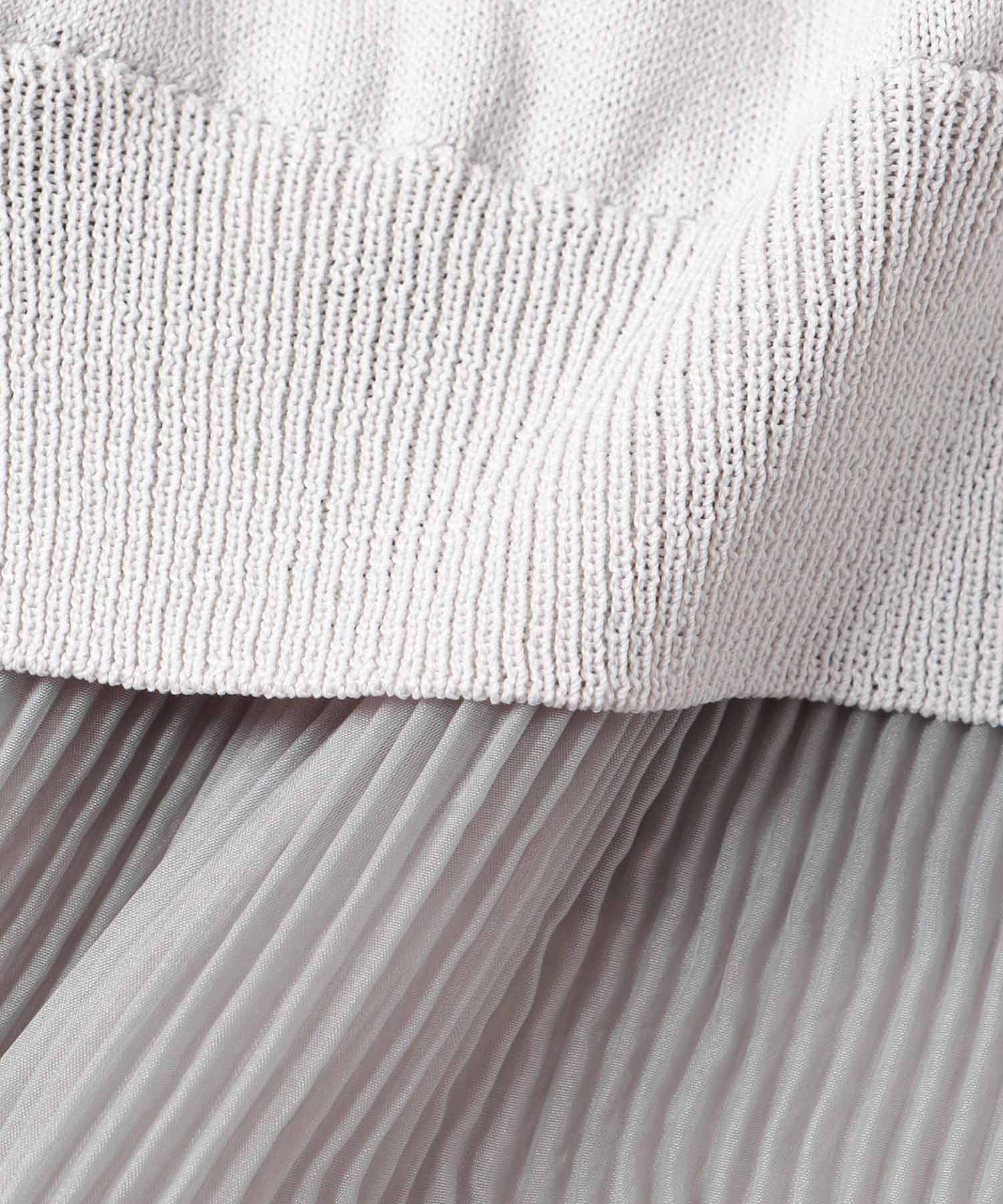 【MARECHAL TERRE】プリーツニットカーディガン