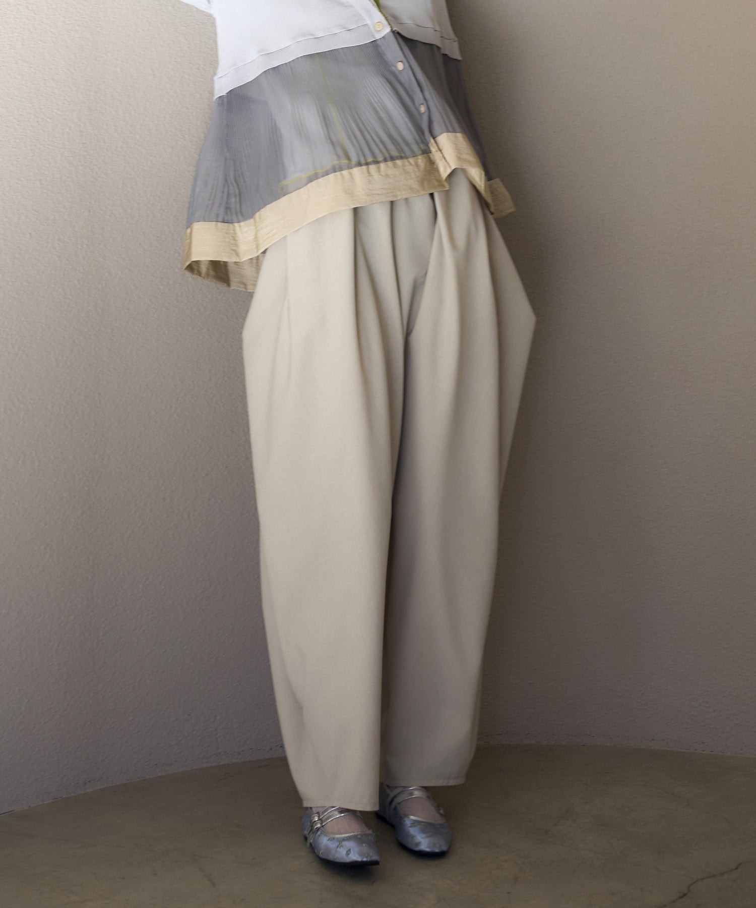 【MARECHAL TERRE】ワイドコクーンパンツ