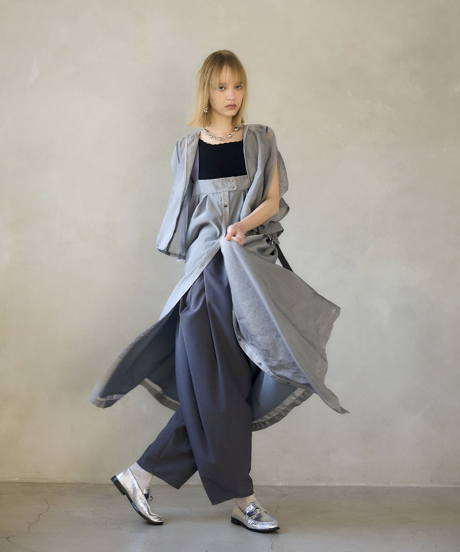 【MARECHAL TERRE】オーバーオールワンピース