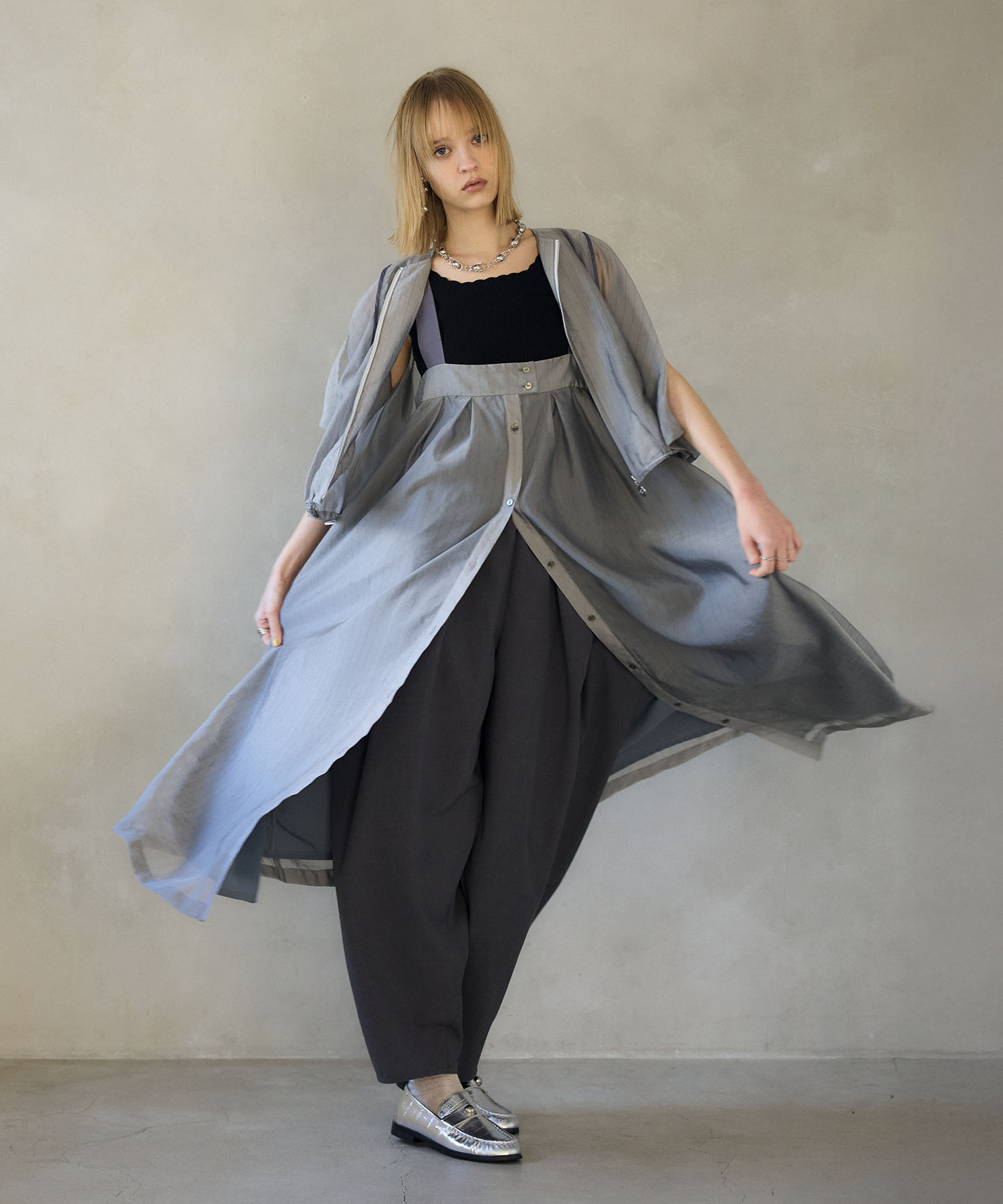 【MARECHAL TERRE】オーバーオールワンピース