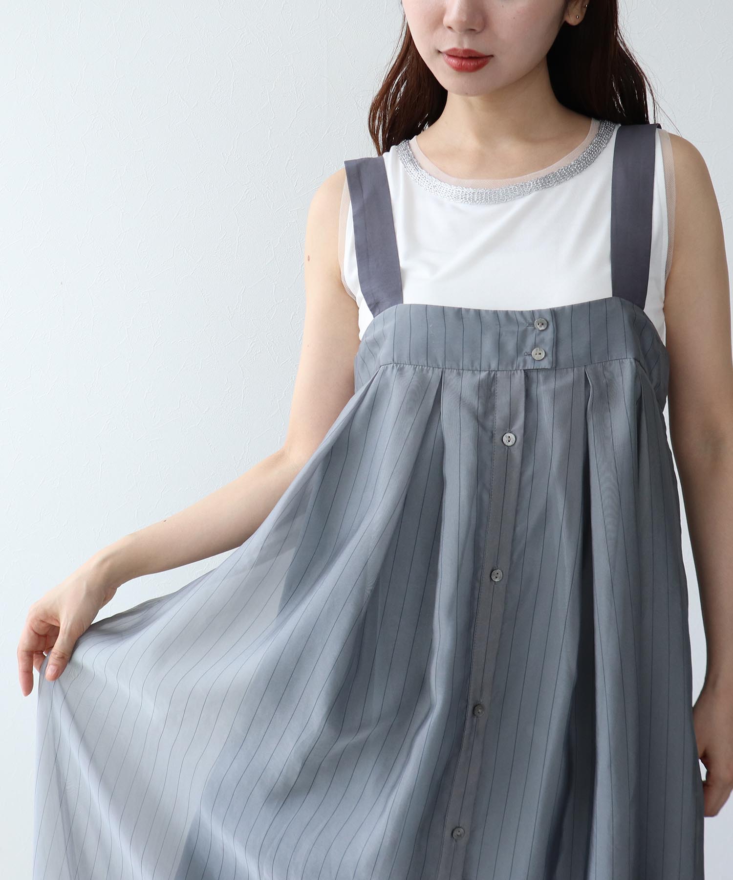 【MARECHAL TERRE】オーバーオールワンピース