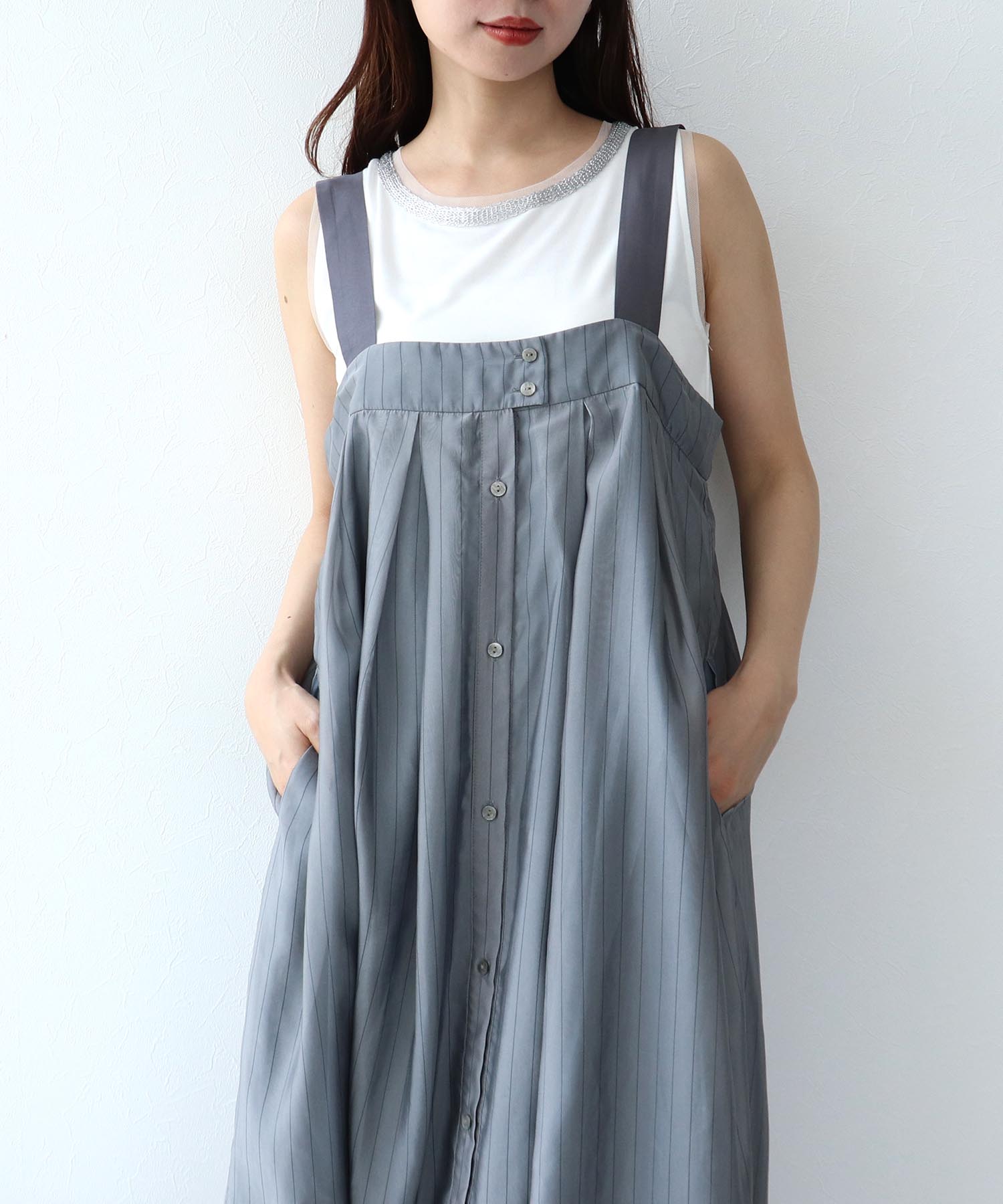 【MARECHAL TERRE】オーバーオールワンピース