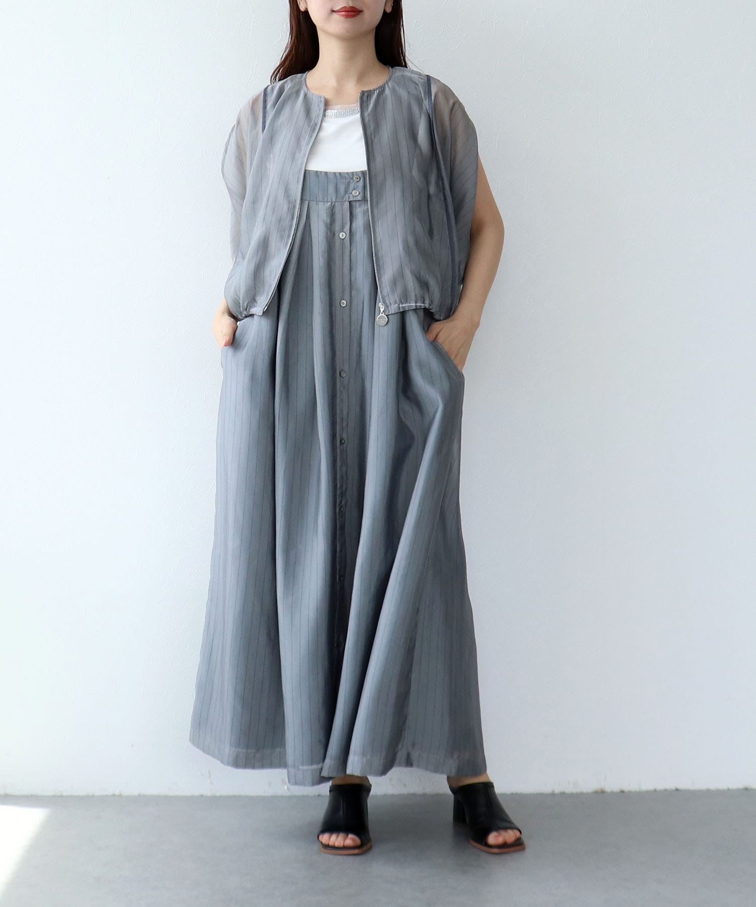 【MARECHAL TERRE】オーバーオールワンピース