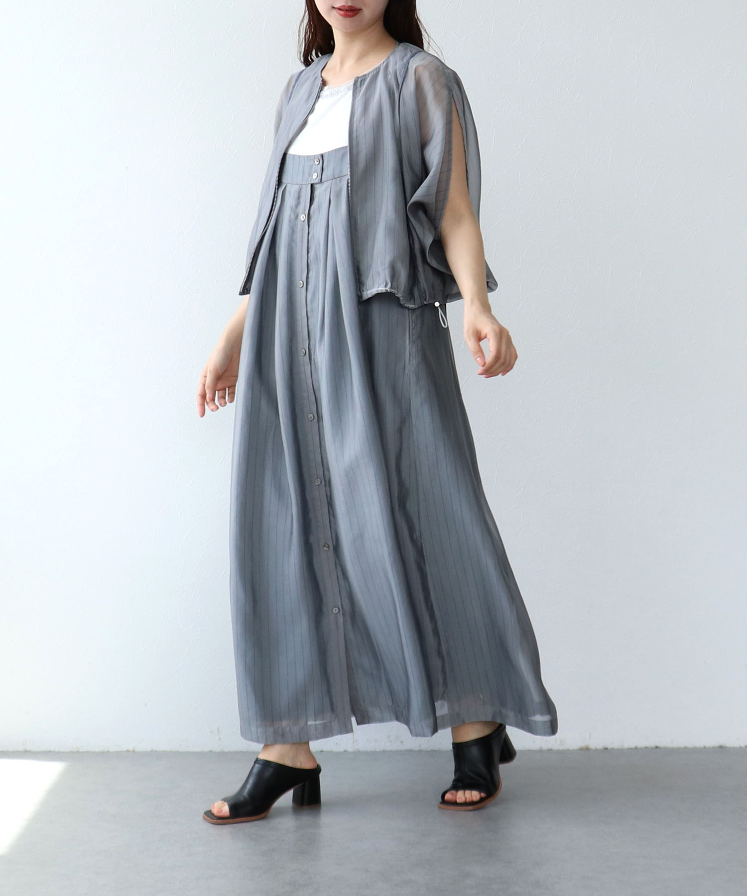 【MARECHAL TERRE】オーバーオールワンピース