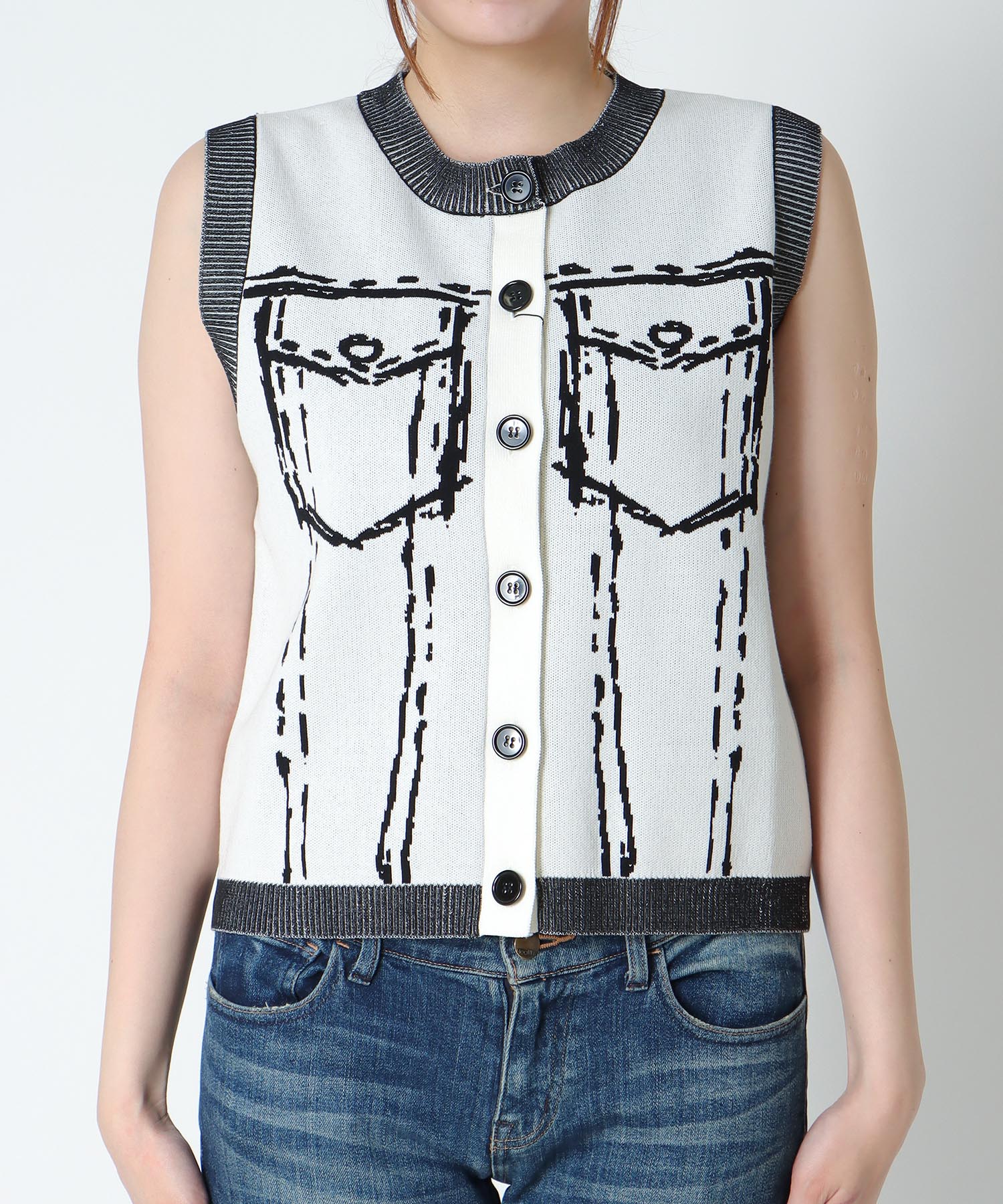 【MARECHAL TERRE】ジャガードベスト