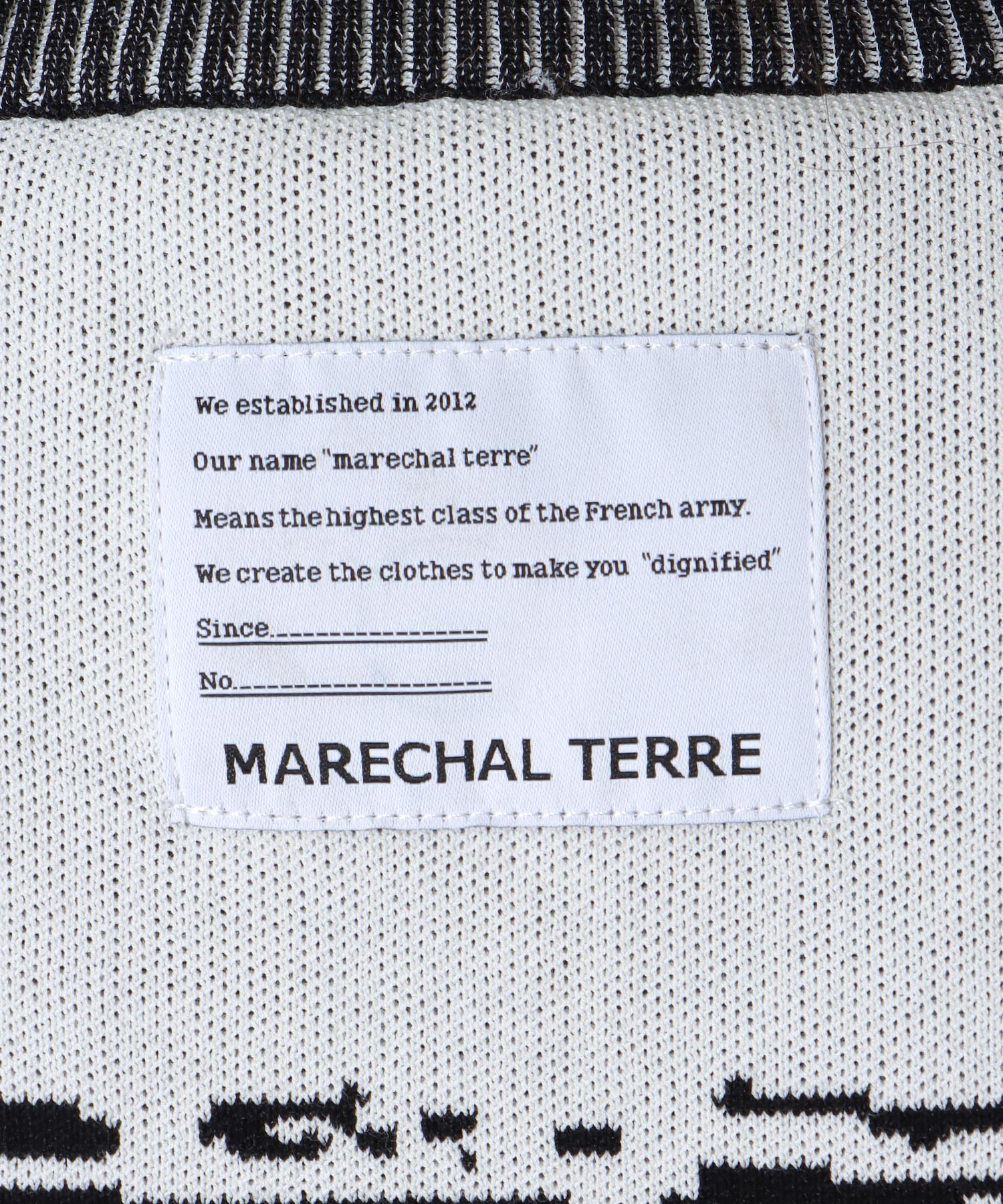 【MARECHAL TERRE】ジャガードベスト