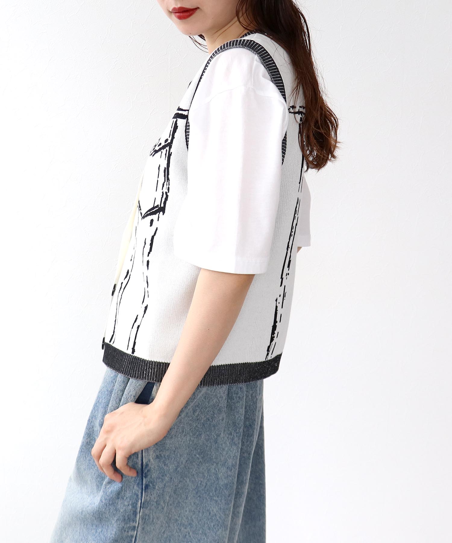 【MARECHAL TERRE】ジャガードベスト