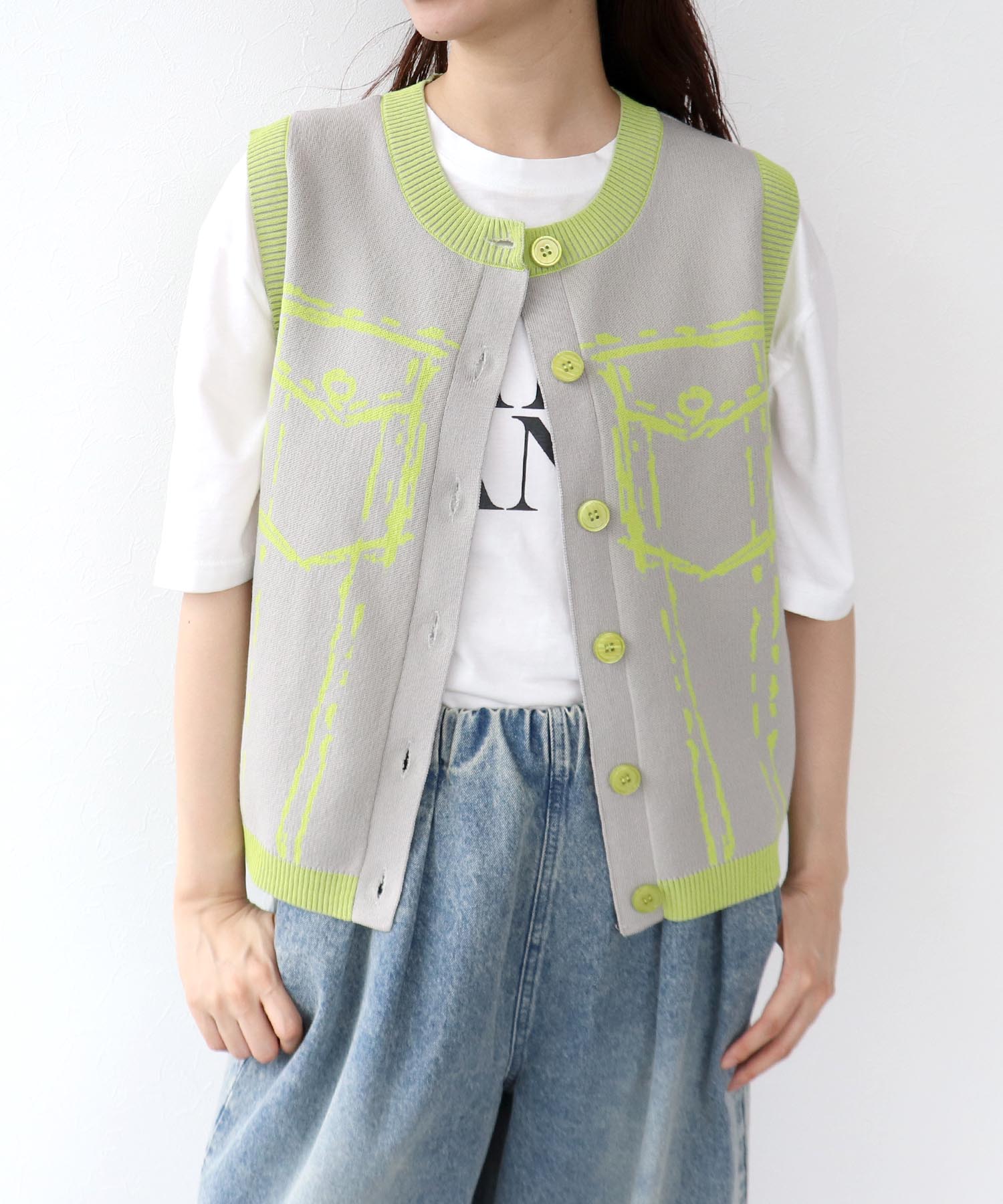 【MARECHAL TERRE】ジャガードベスト