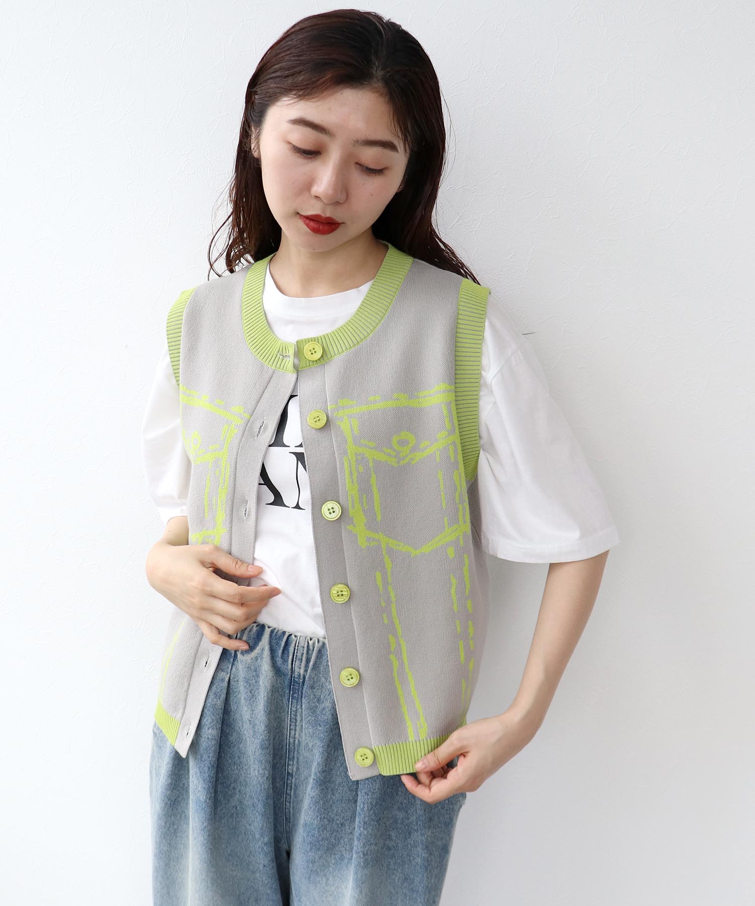 【MARECHAL TERRE】ジャガードベスト