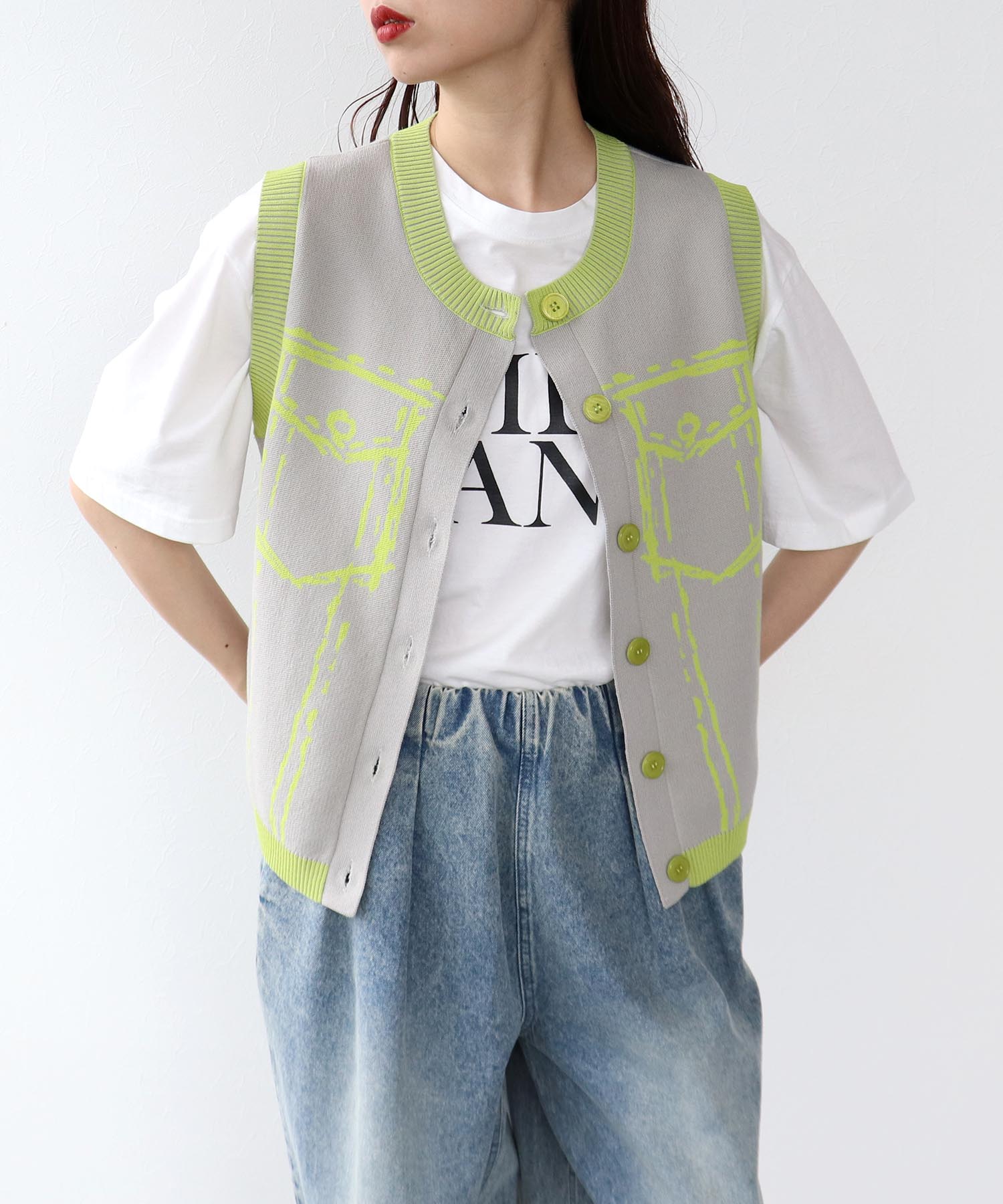 【MARECHAL TERRE】ジャガードベスト