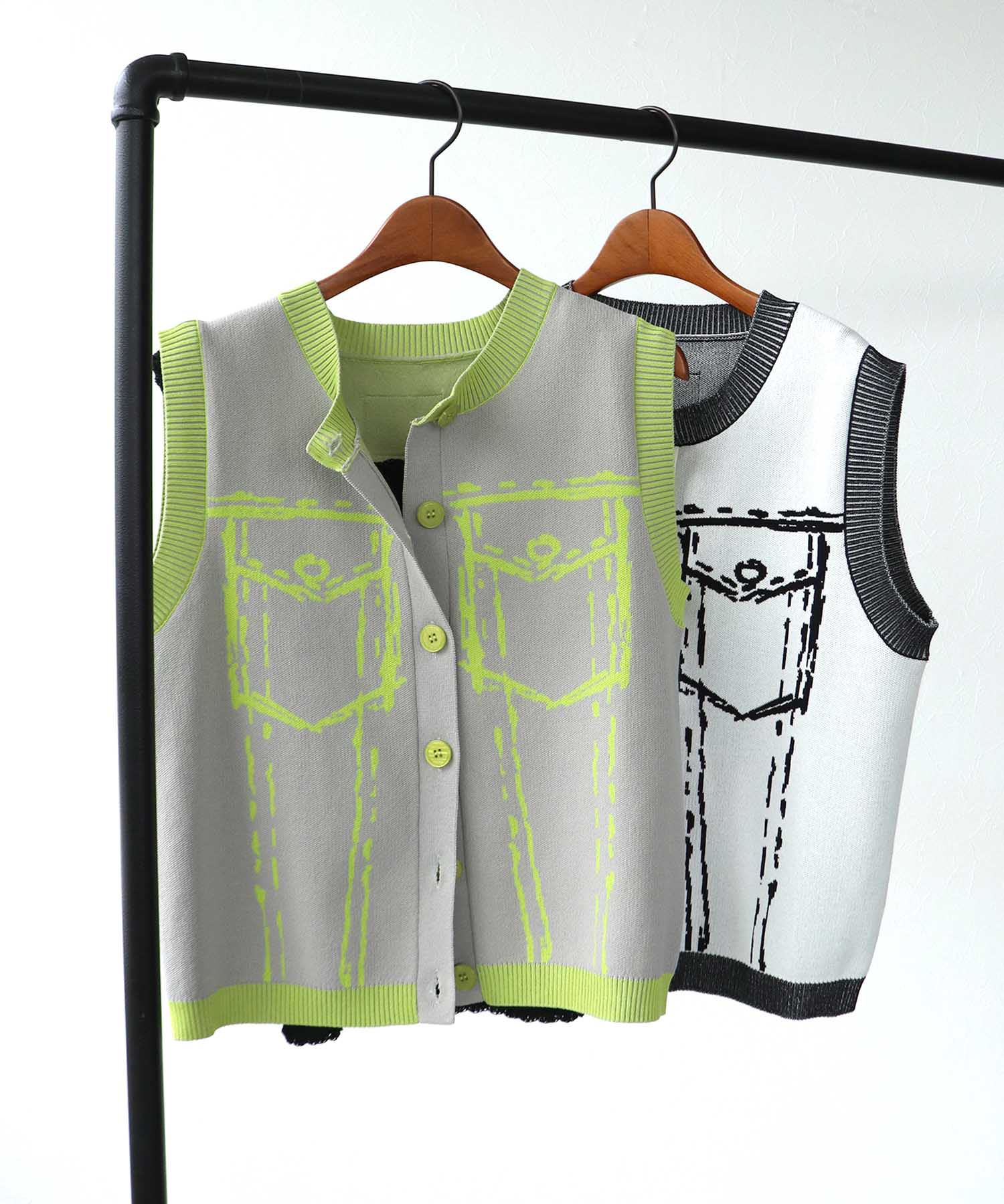 【MARECHAL TERRE】ジャガードベスト