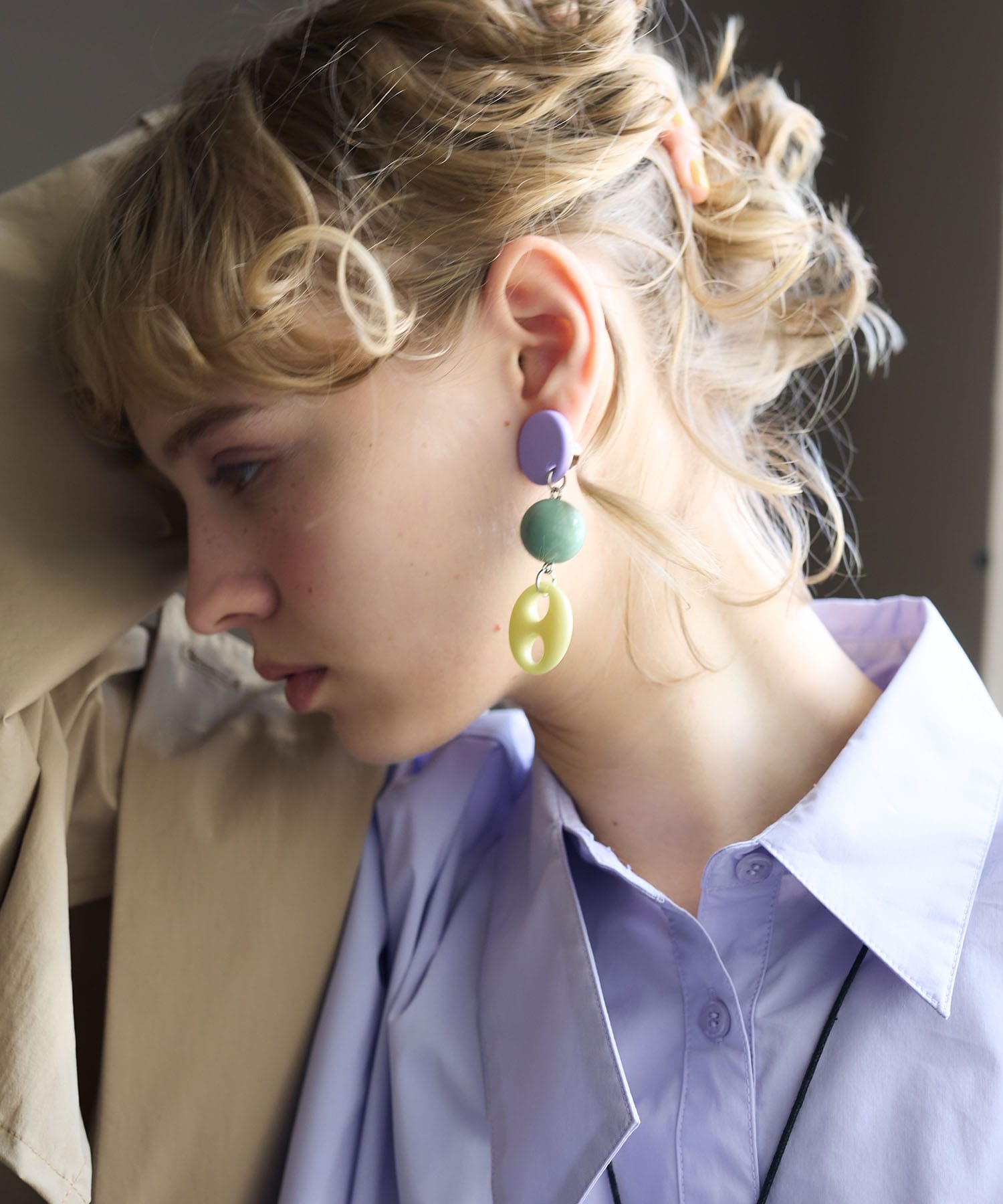 【MABEL】MIXパーツイヤリング