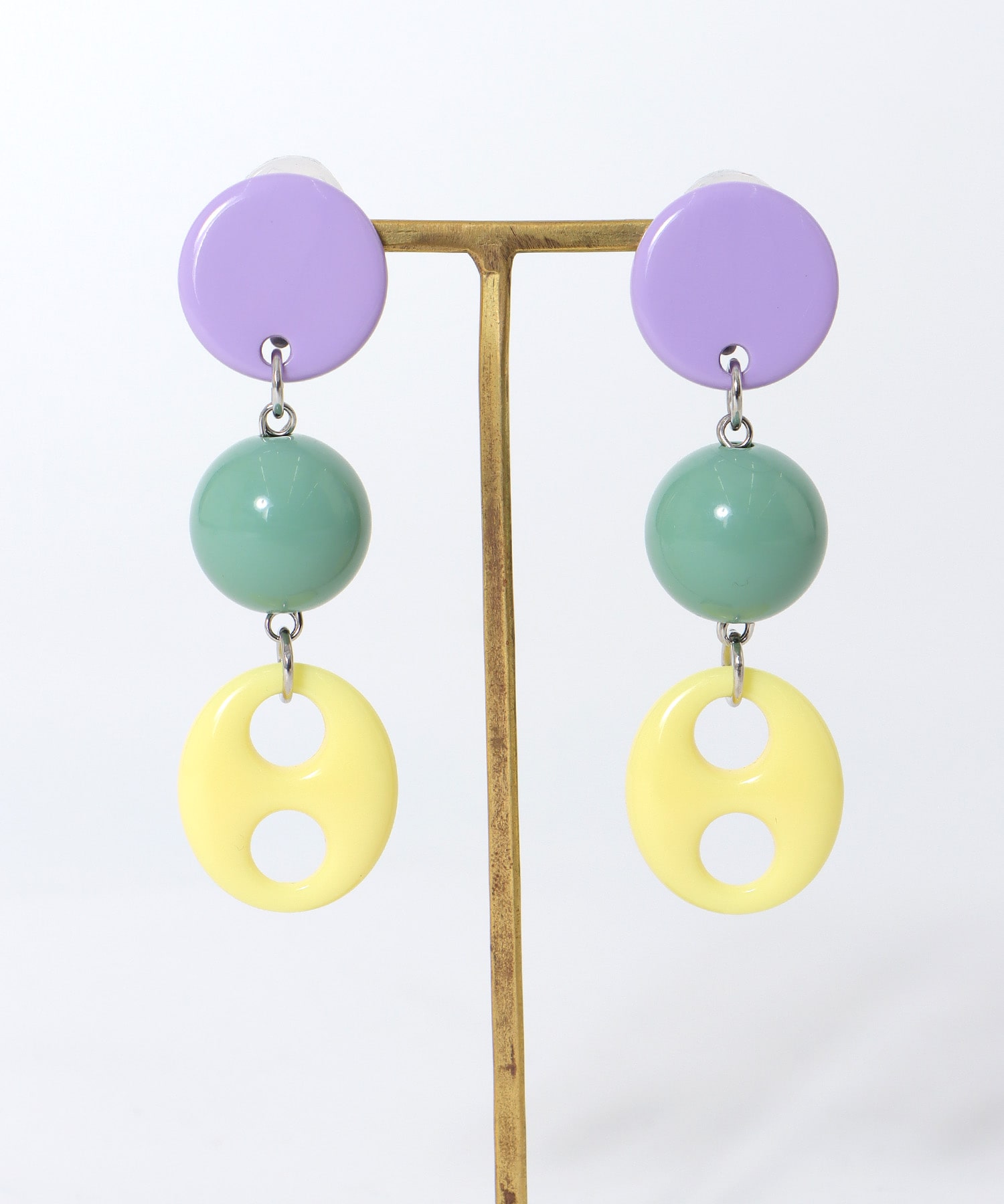 【MABEL】MIXパーツイヤリング