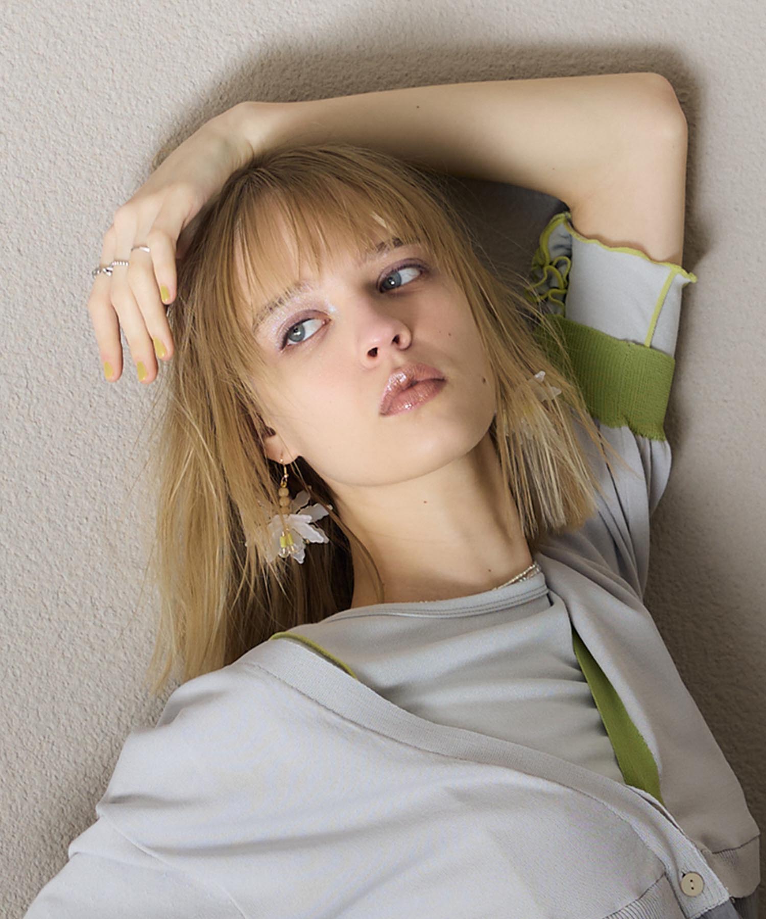 【MABEL】フラワーボリュームピアス