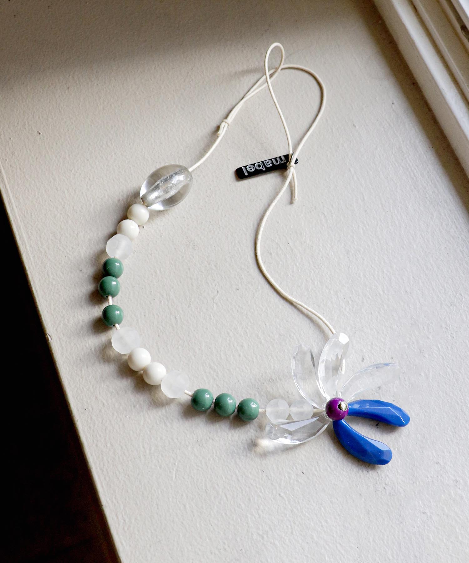 【MABEL】フラワークリアネックレス